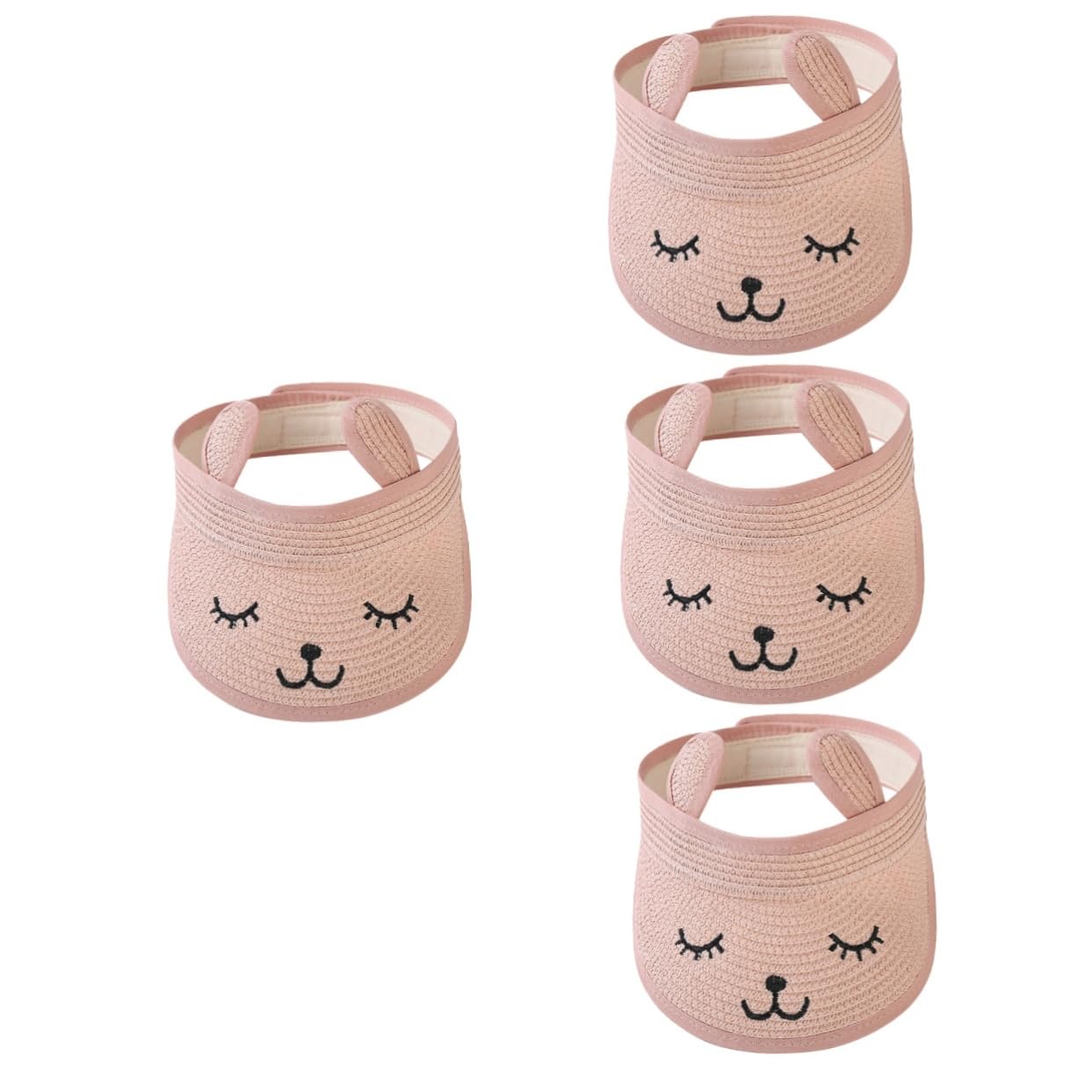 VALICLUD 4 Piezas De Sombreros De Sol Vacíos Sombreros De Playa para Mujeres para Hombres Viseras para para Pequeños para para