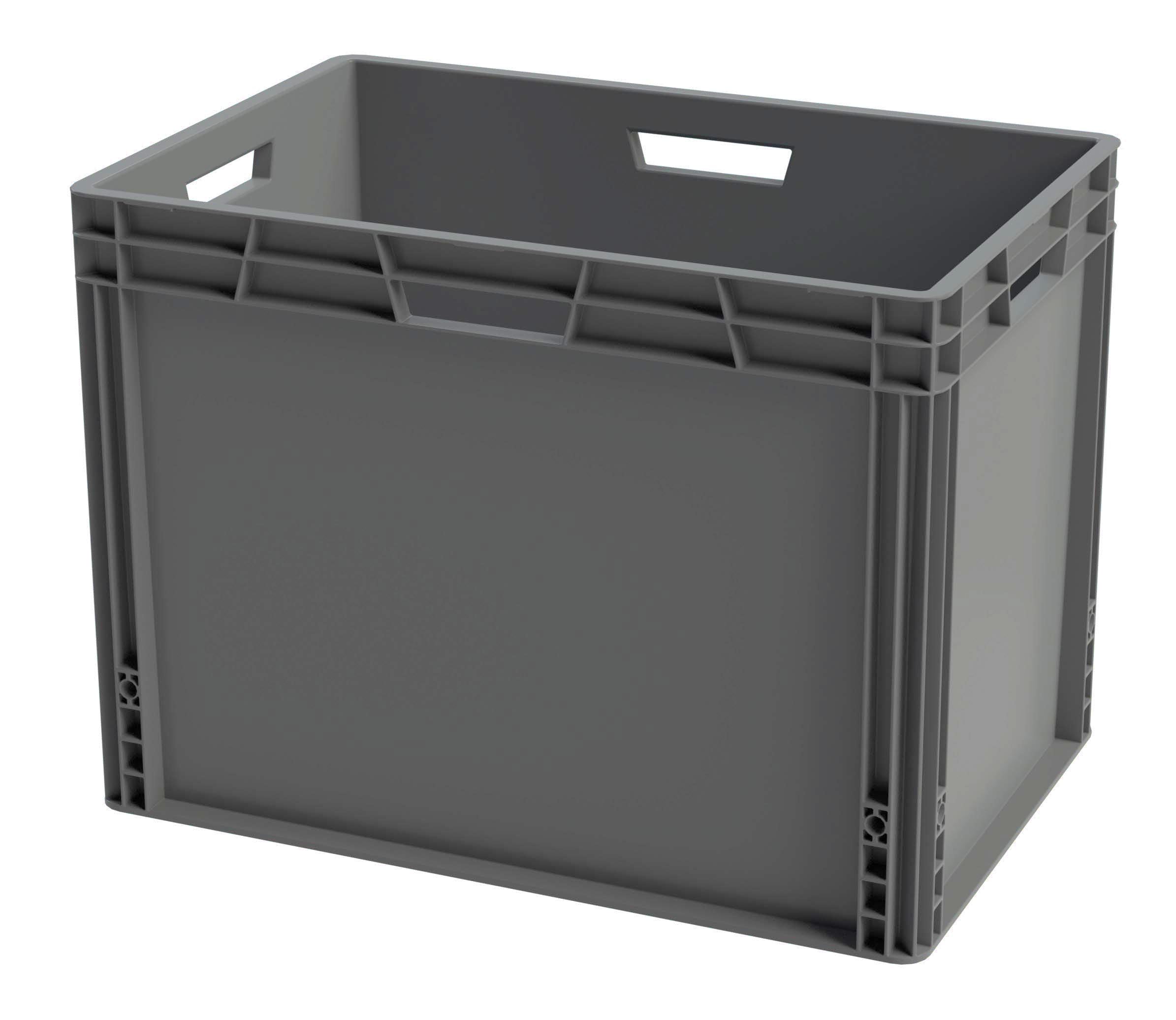 Solent Plastics 90 Litre Recycled Euro Plastic Stacking Container