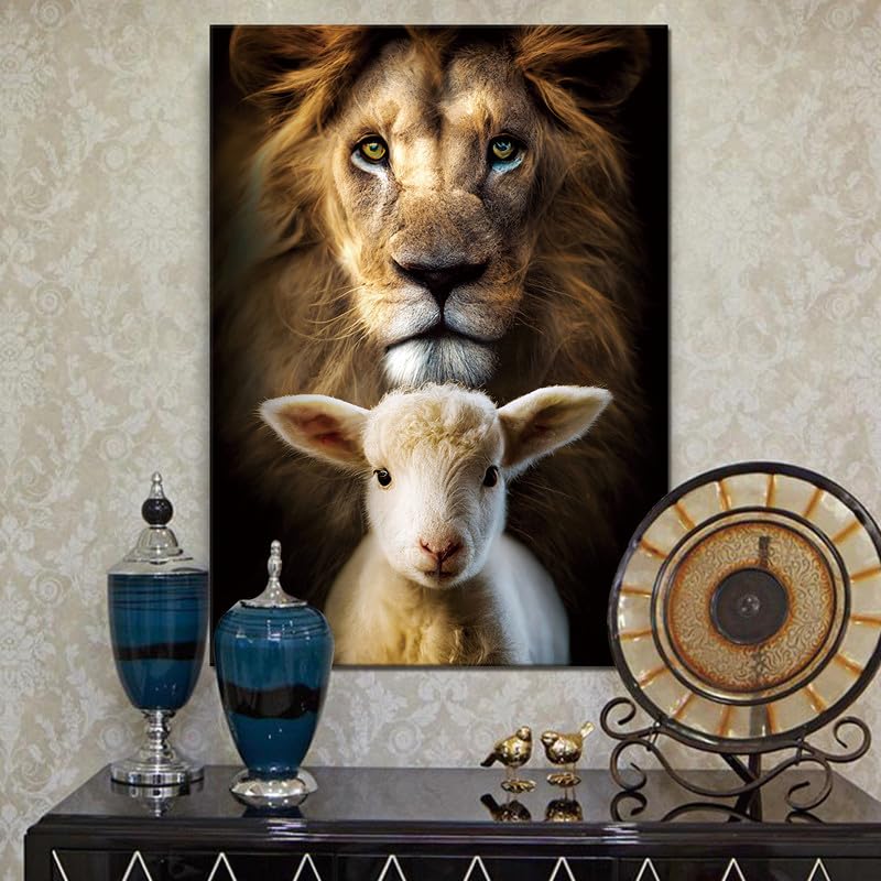 Veces Jésus Christ Icône Affiche Jésus Image Chrétien Murale Art, Jésus Dans L'eau Art Mural Pour Salon, Chambre à Coucher - Moderne Décoration De Chambre De Famille - 30x40cm Sans Cadre