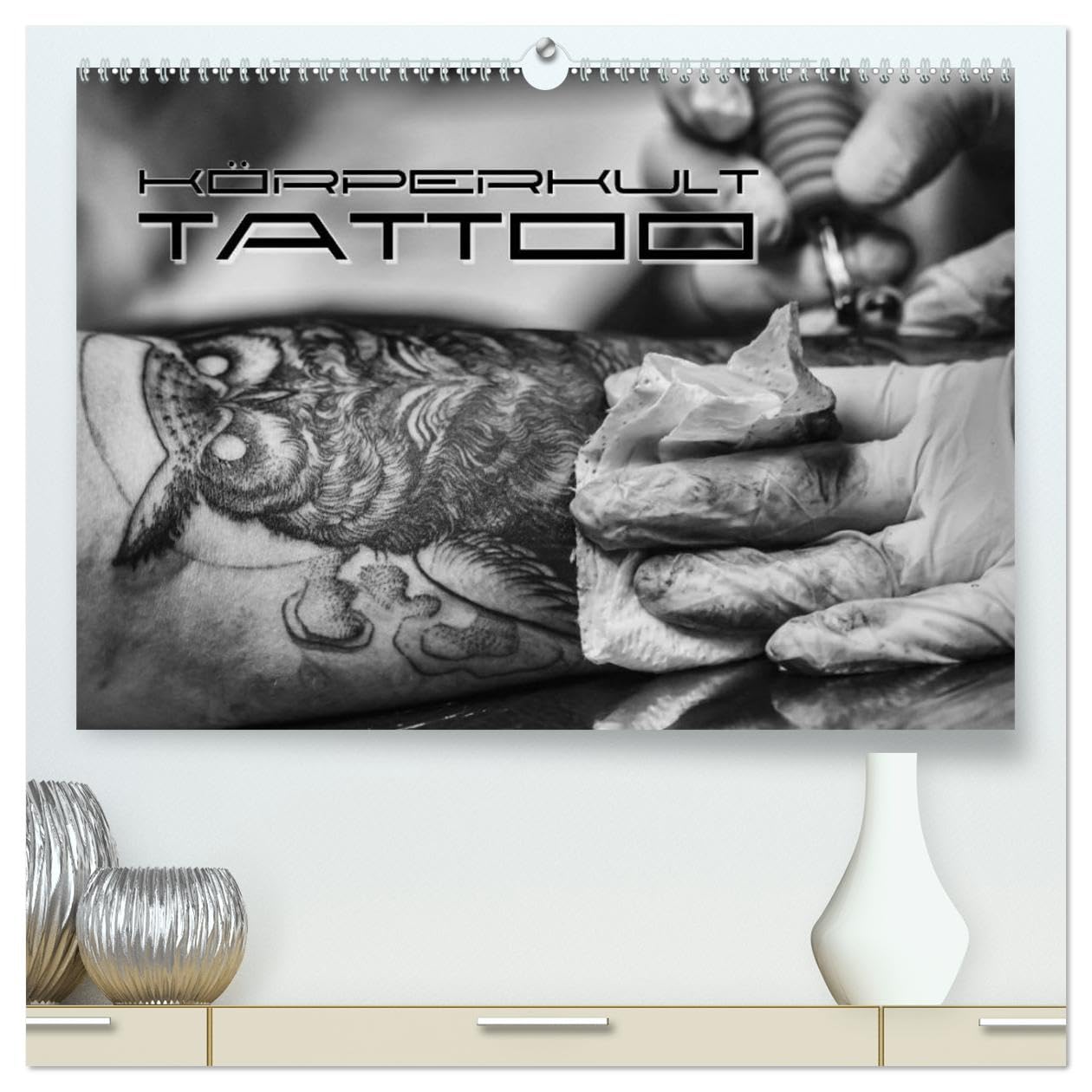 Körperkult Tattoo (hochwertiger Premium Wandkalender 2026 DIN A2 quer), Kunstdruck in Hochglanz: Ausdrucksstarke Fotos und Bildkompositionen von ... unterschiedlichen Trägern (CALVENDO Kunst)
