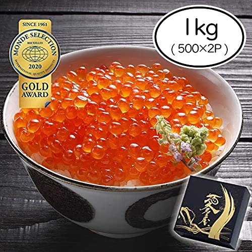 愛名古屋 いくら 醤油漬け 北海道産 ギフトボックス付き の商品画像 1