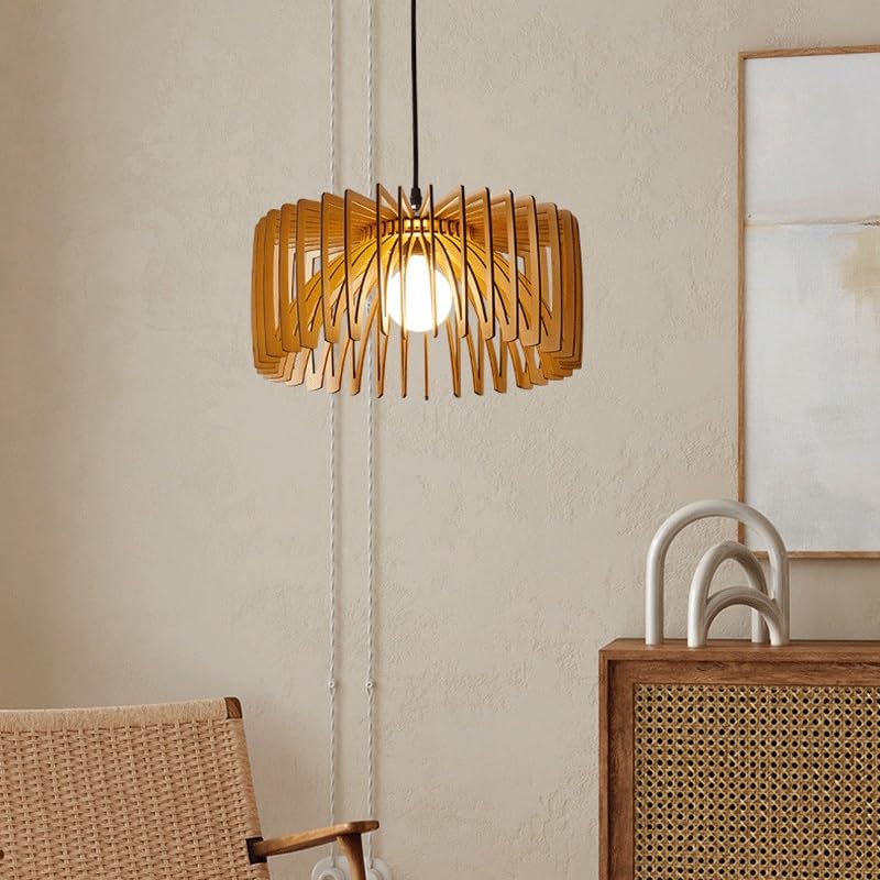 Lampe suspendue facile à assembler à intensité variable avec culot E27 trois couleurs