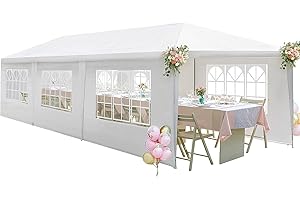 10'x30' White Heavy Duty Wedding Canopy Tent