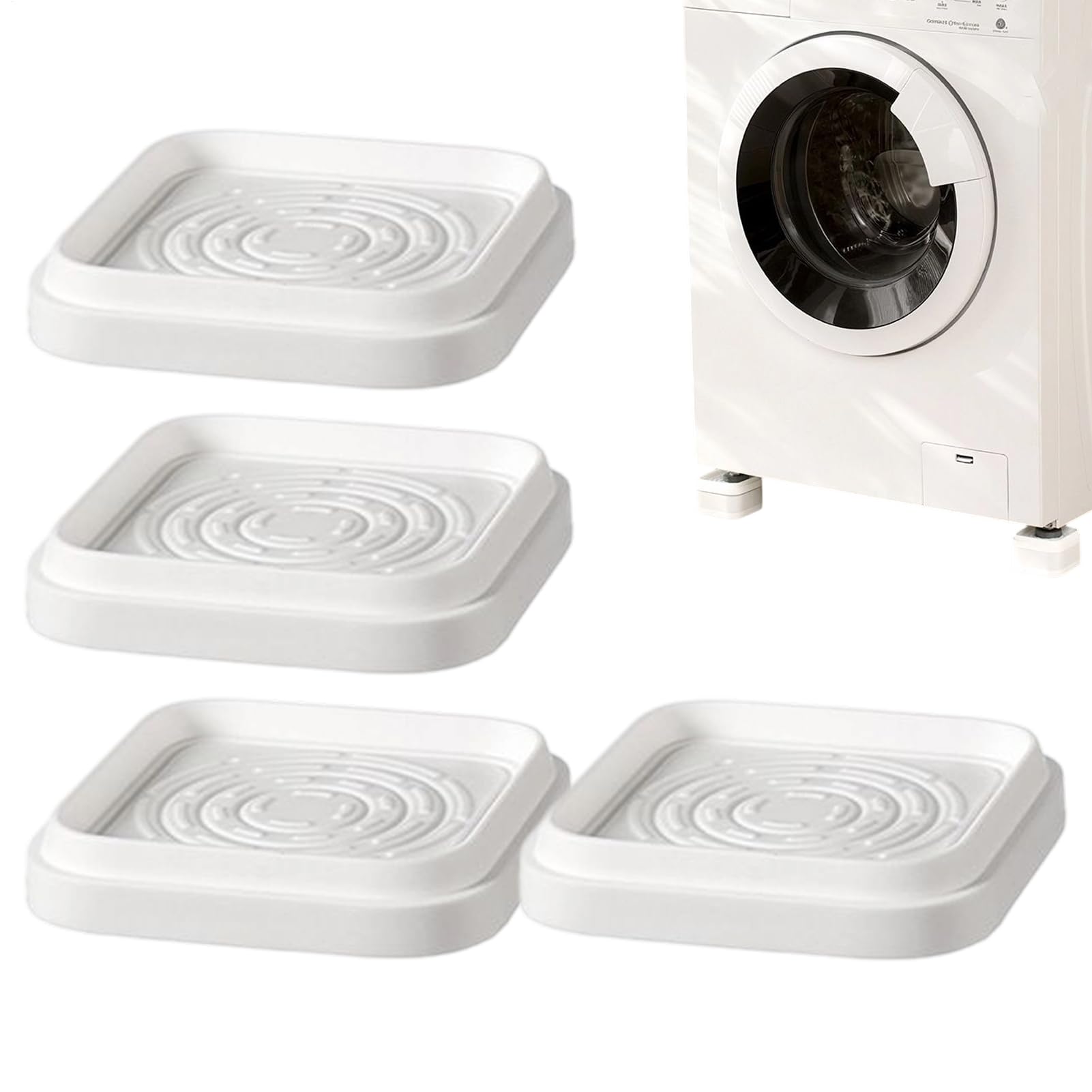 Soporte elevador de muebles para ajustar mesas y proteger la lavadora contra vibraciones