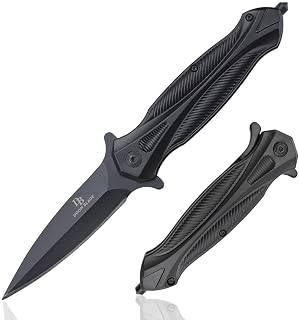 DOOM BLADE spring-assist folding knife with glass breaker