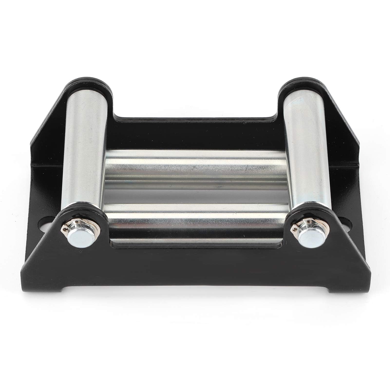 Le guide-câble de rouleau de treuil rouleau de treuille d'Aramox, le guide-câble universel résistant de rouleau de treuil galvanise la distance de trou de 110mm / 4.3in avec la