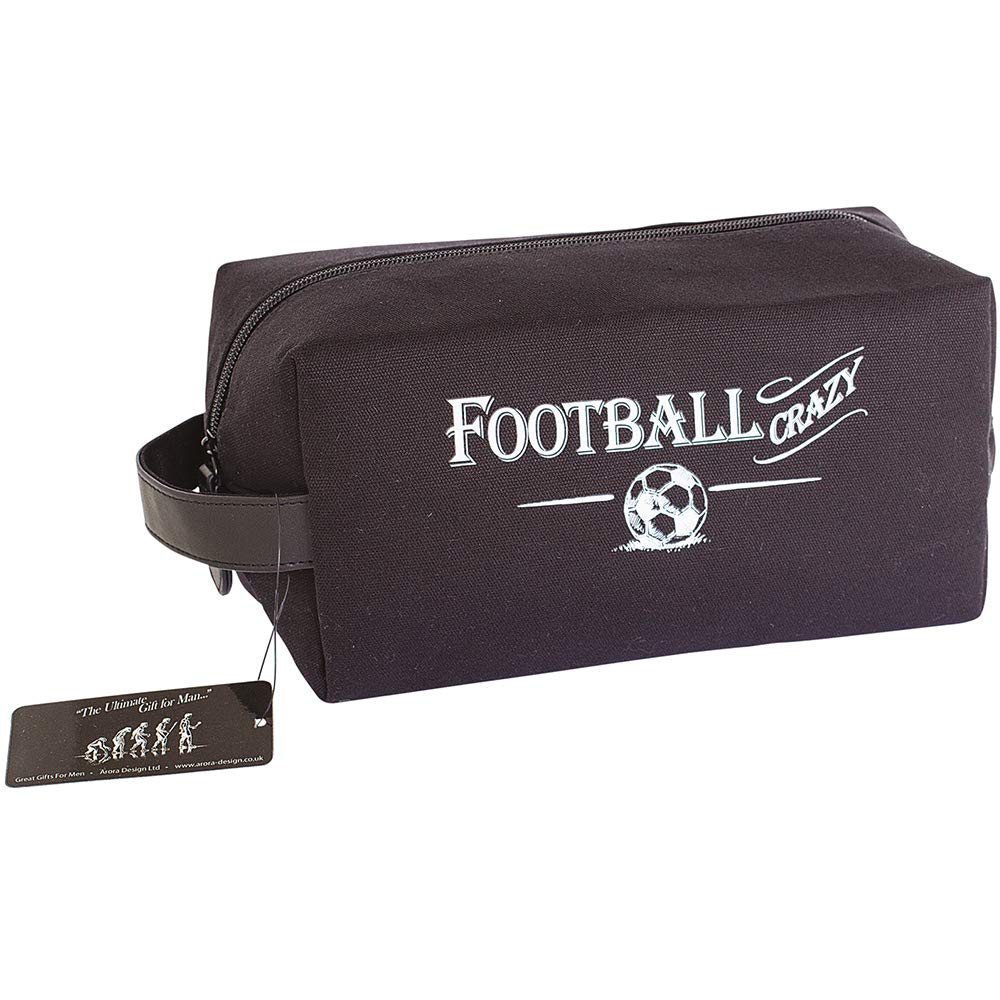 Arora Men's Multicolour Ultimate Gift For Man Football Crazy Wash Travel Bag, One Size 8892
