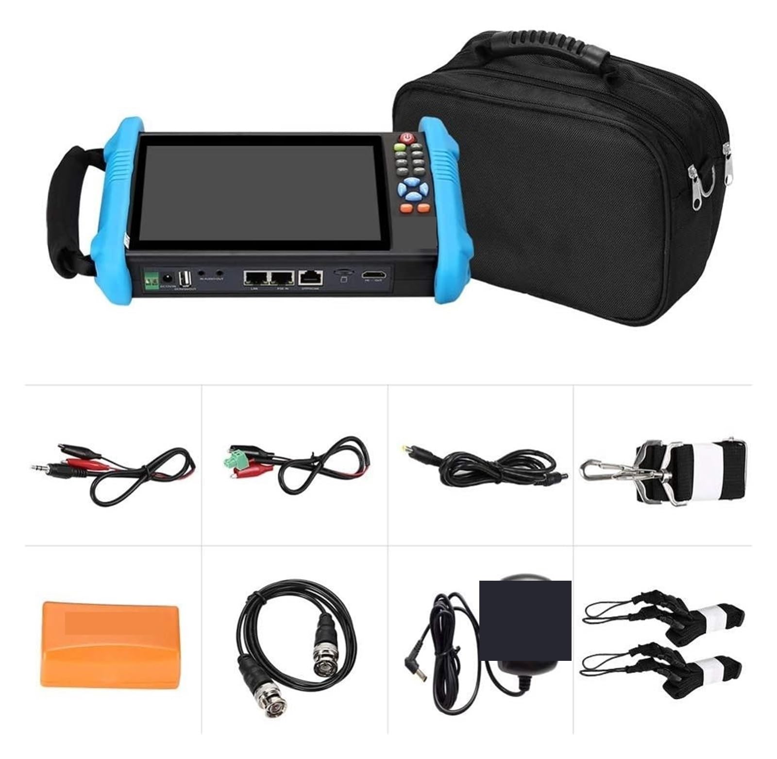 IPC 9800adh Plus CCTV Tester con POE per Telecamere IP - Diagnosi Segnale HD Audio/Video per Camere Analogiche