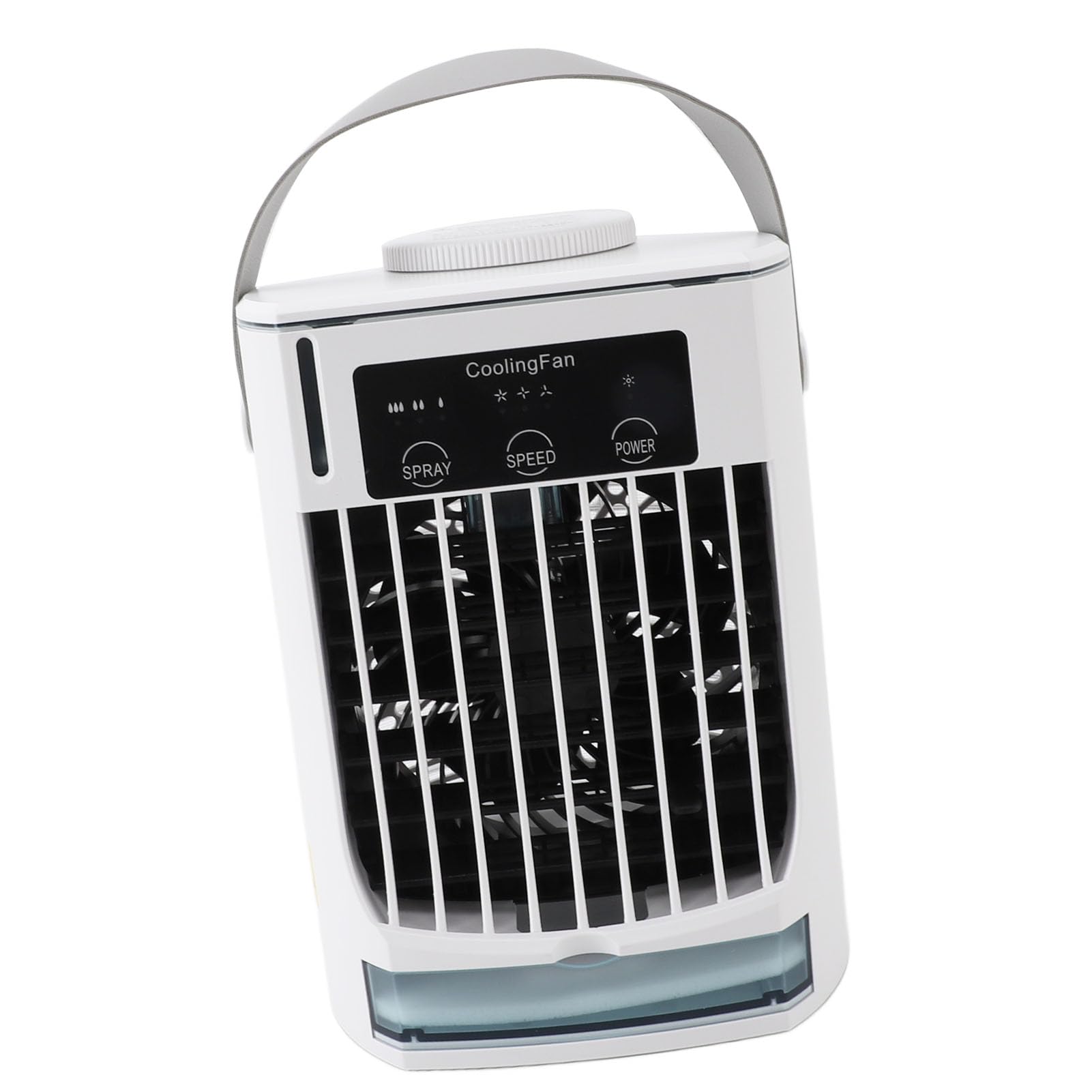 Asixxsix Condizionatori Portatili, 3 in 1 Risparmio Energetico Velocità Regolabili Basso Rumore Alimentato Via USB AC Portatile, Climatizzatore per Camera da Letto con Porta USB per Grandi Stanze