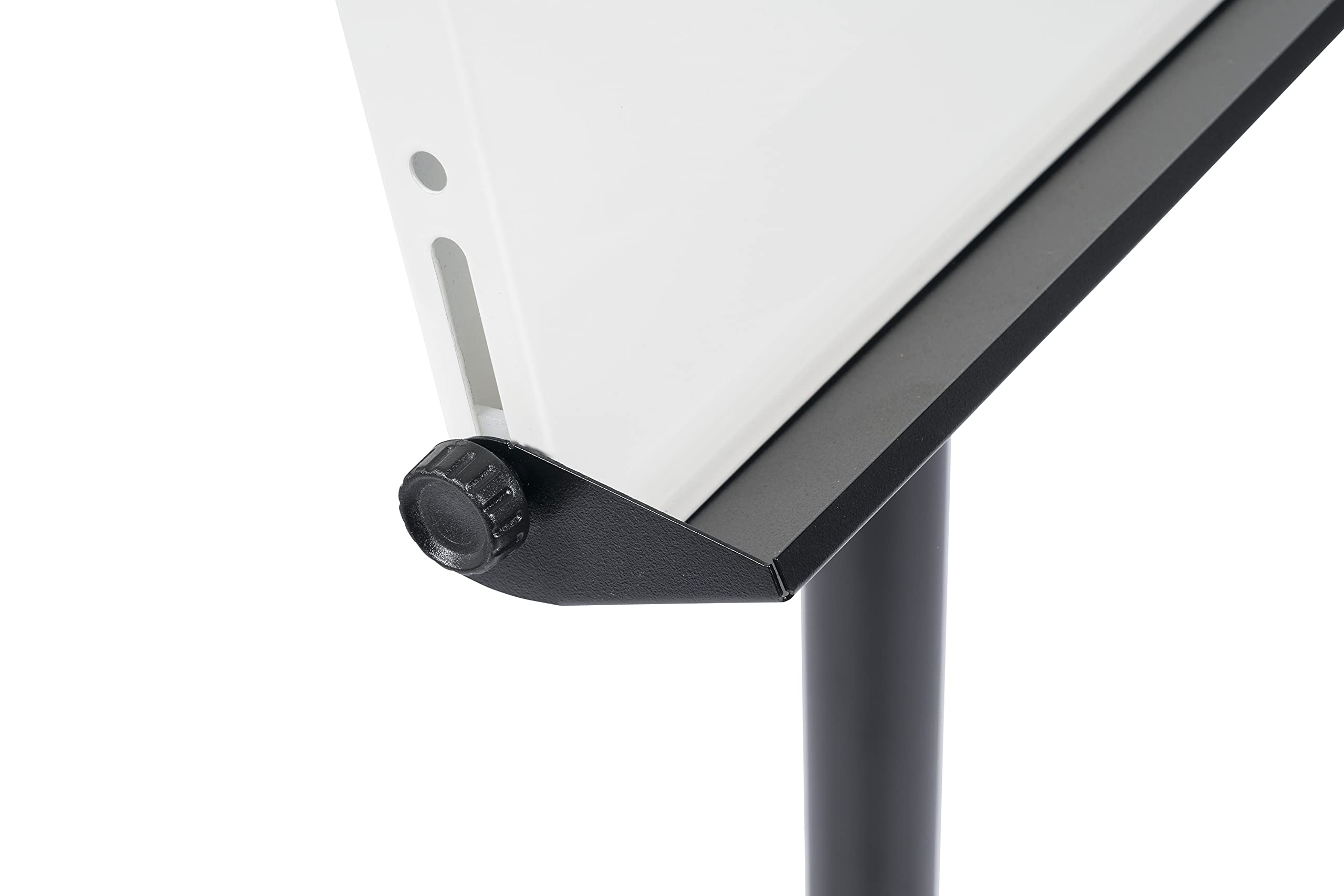 Bi-Office Portablocco Portatile, Cavalletto Mobile Senza Cornice Nero, Superficie Magnetico, Dimensioni Panello Euro 700 x 1000 mm