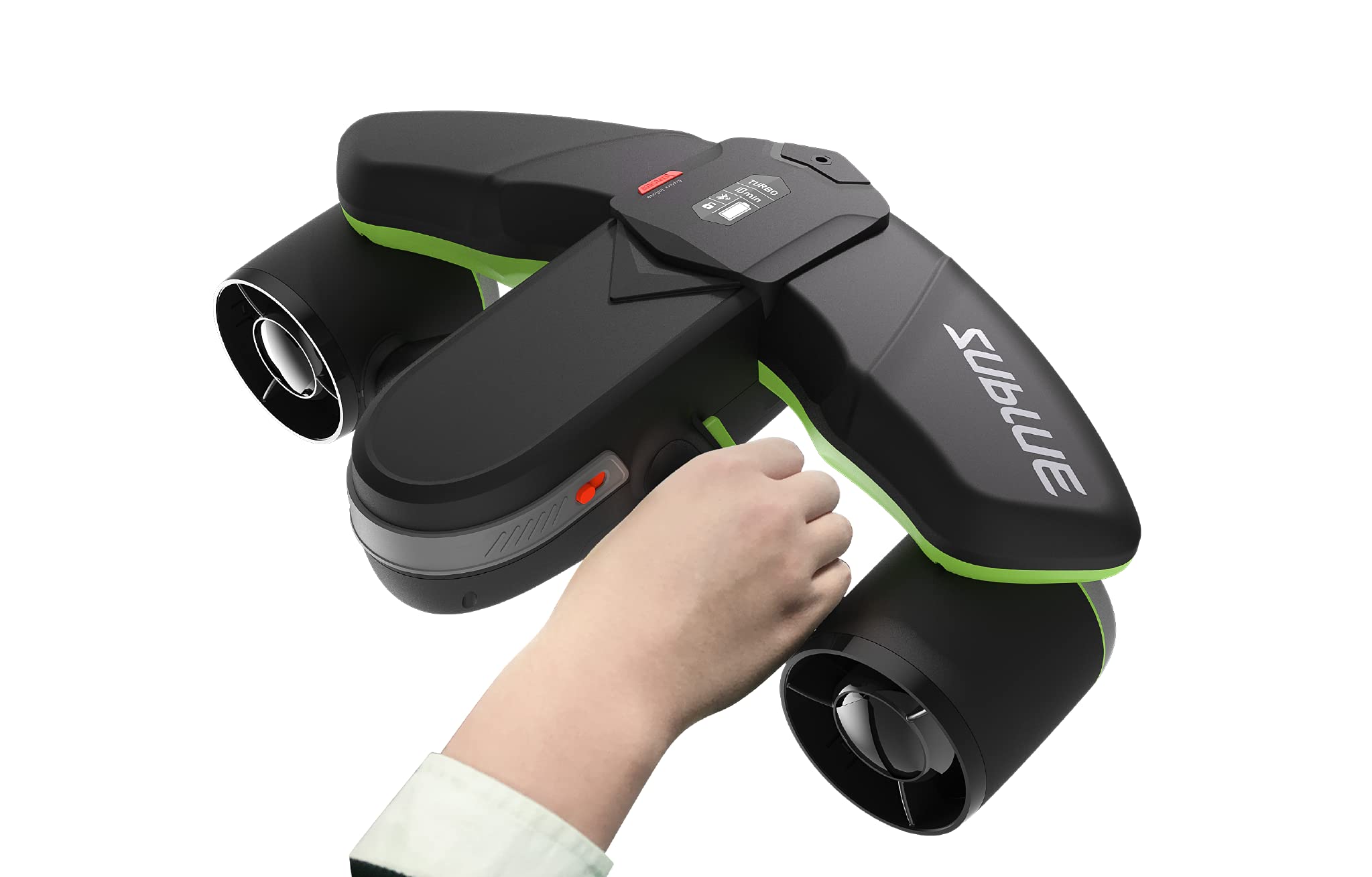 Sublue NAVBOW Scooter sous Marin Noir Vert 7,2 km/h Profondeur 40m Autonomie 60 Minutes