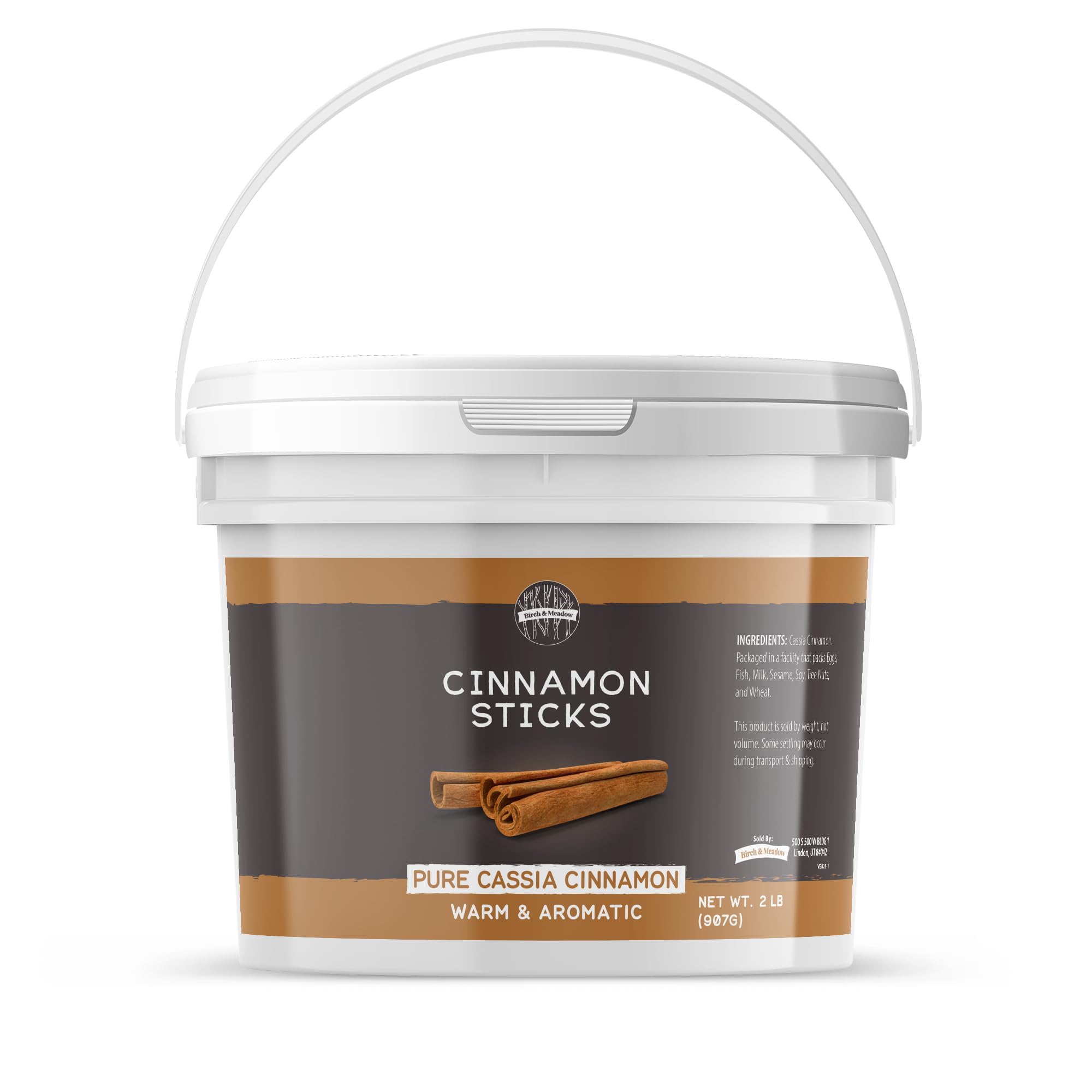 Birch & Meadow Cinnamon Sticks, 1 Gallon, Cassia Cinnamon, Cooking & Baking