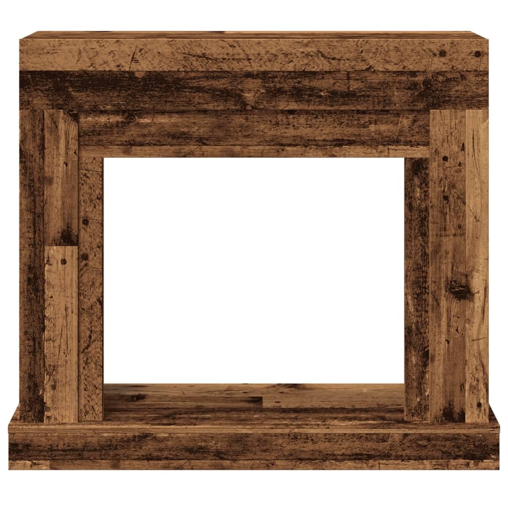 Kangmusi Kaminumrandung Altholz- 100x30x87,5 cm Holzwerkstoff, Old Wood 854569