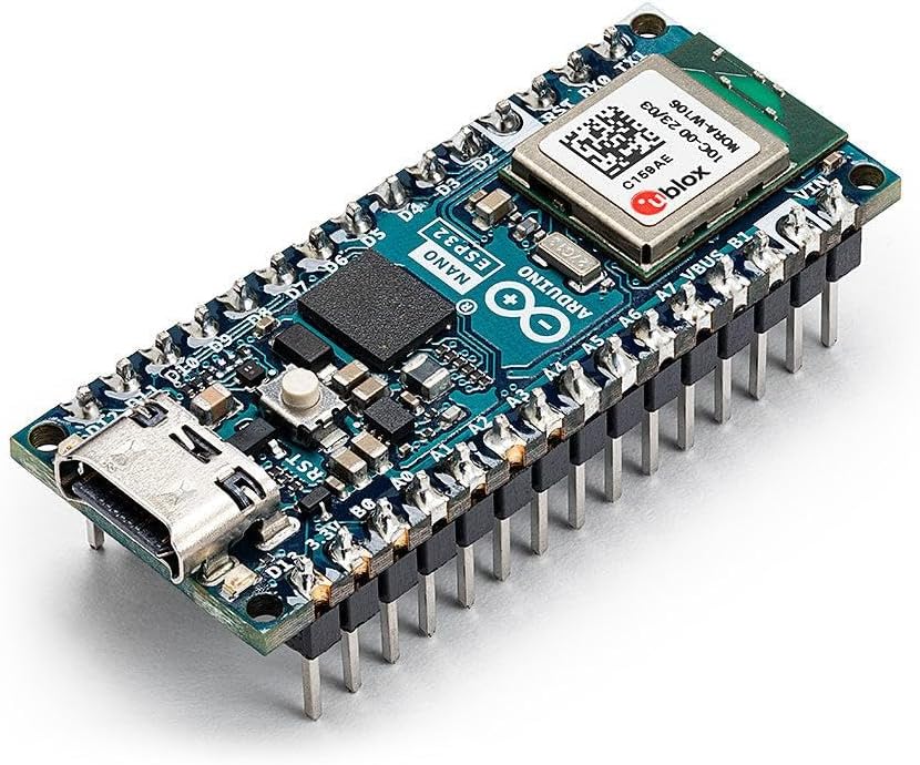 Originial Arduino Nano ESP32 with headers [ABX00083] ESP32-S3, USB-C, Wi-Fi, Bluetooth, HID Support, MicroPython Compatible