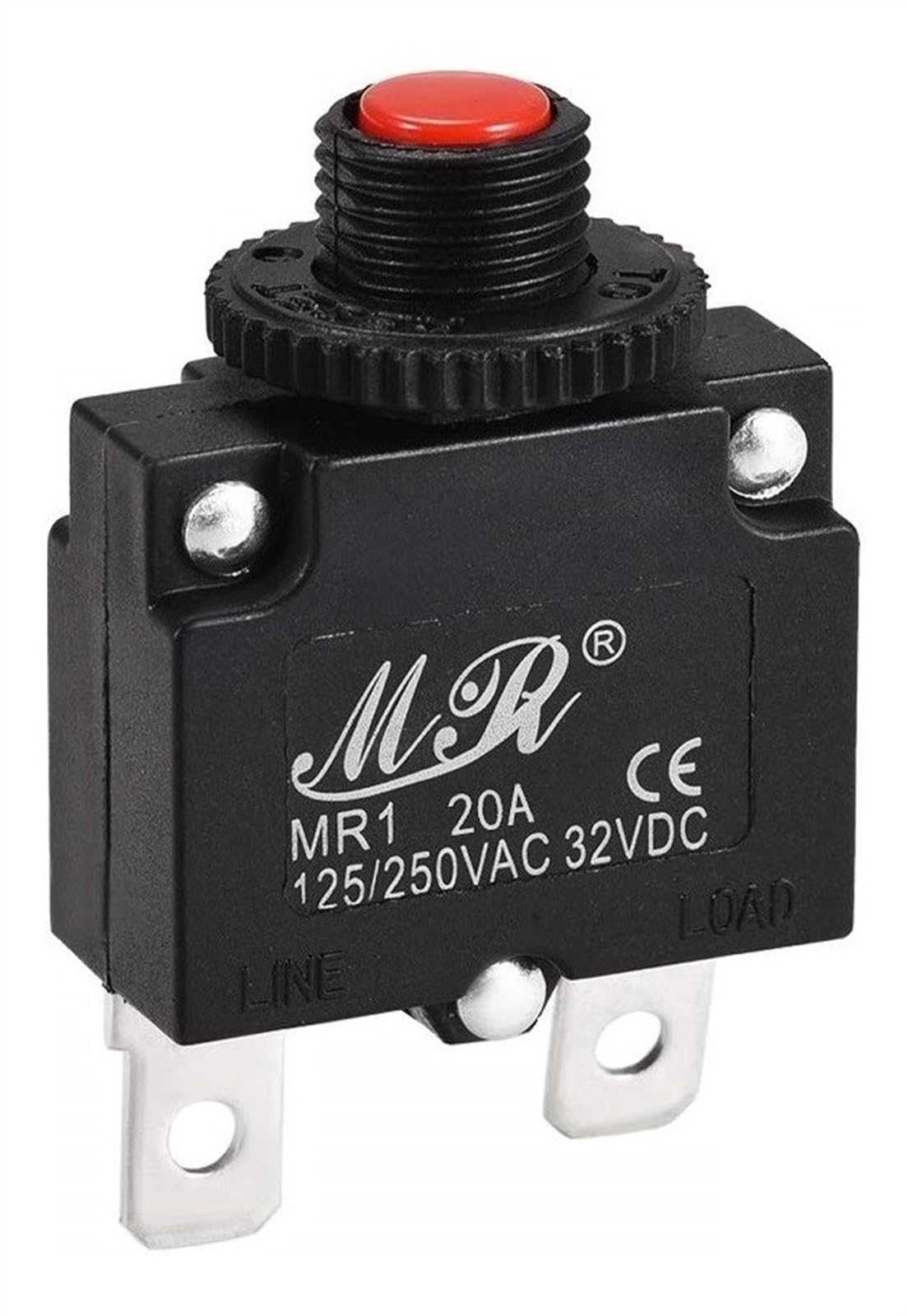 Disjoncteur protecteur thermique bouton de réinitialisation interrupteur 20A