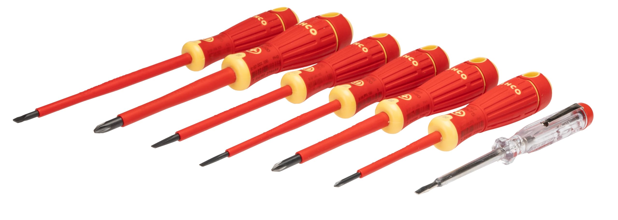 Bahco B220.017 BAHCOFIT VDE Screwdriver Set 7 Piece | 1000V Rated Pro