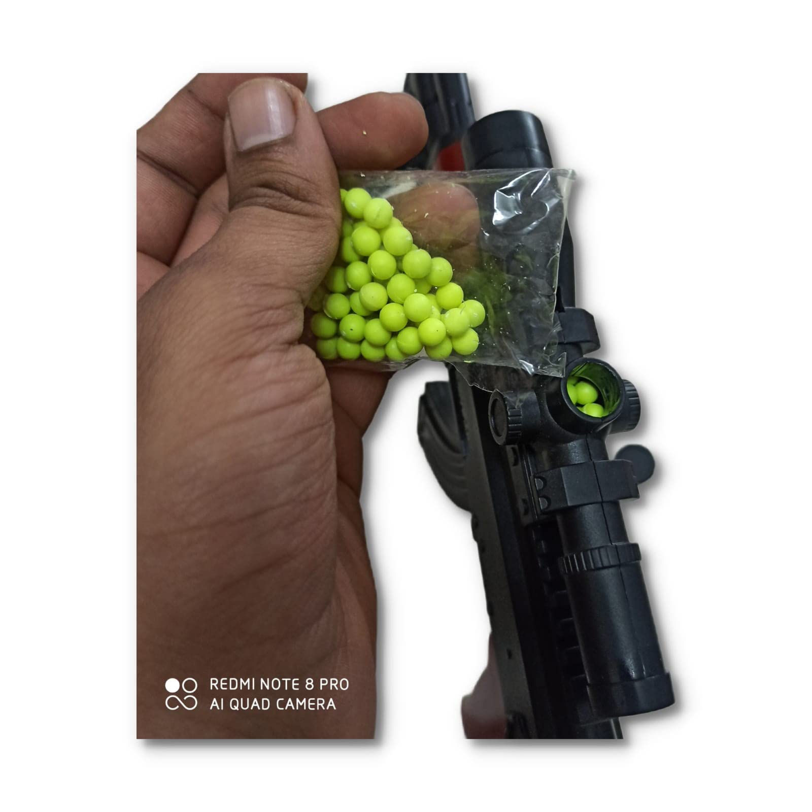 Zillion Billion MA Mini 40 cm Long Plastic AK 47 Toy Gun with Silencer