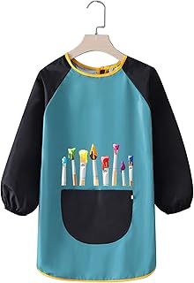 Kids Art Smock, Children Art Smock, Toddler Painting Smock, Kids Art Smock Waterproof, Waterproof Children Art Smock, Child Artist Painting Apron, Waterproof Children Art Smock for Child Girls Boys
