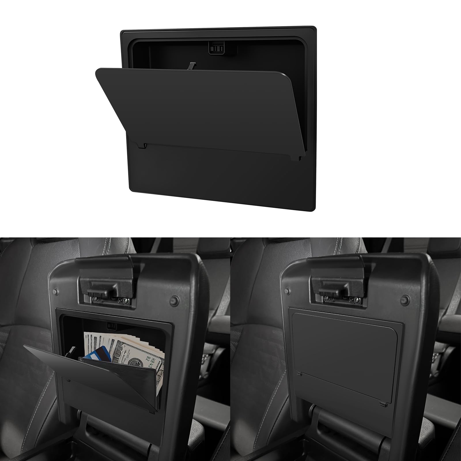 Photo 1 of Muslogy Center Console Hidden Storage Box Compatible with 2025 2026 Toyota 4Runner Accessories Armrest Privacy Hidden Design Middle Console Secret Organizer Compartment ABS Material Large Opening