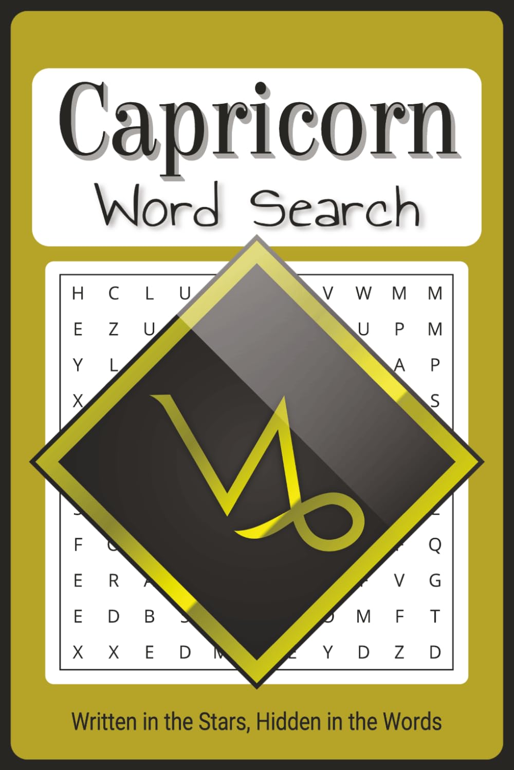 Capricorn Themed Word Search Book