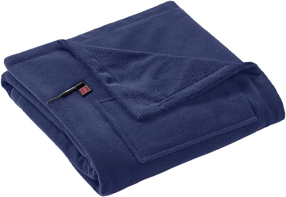STONECREST Low Voltage Heated Blanket for Both Home and Travel Used