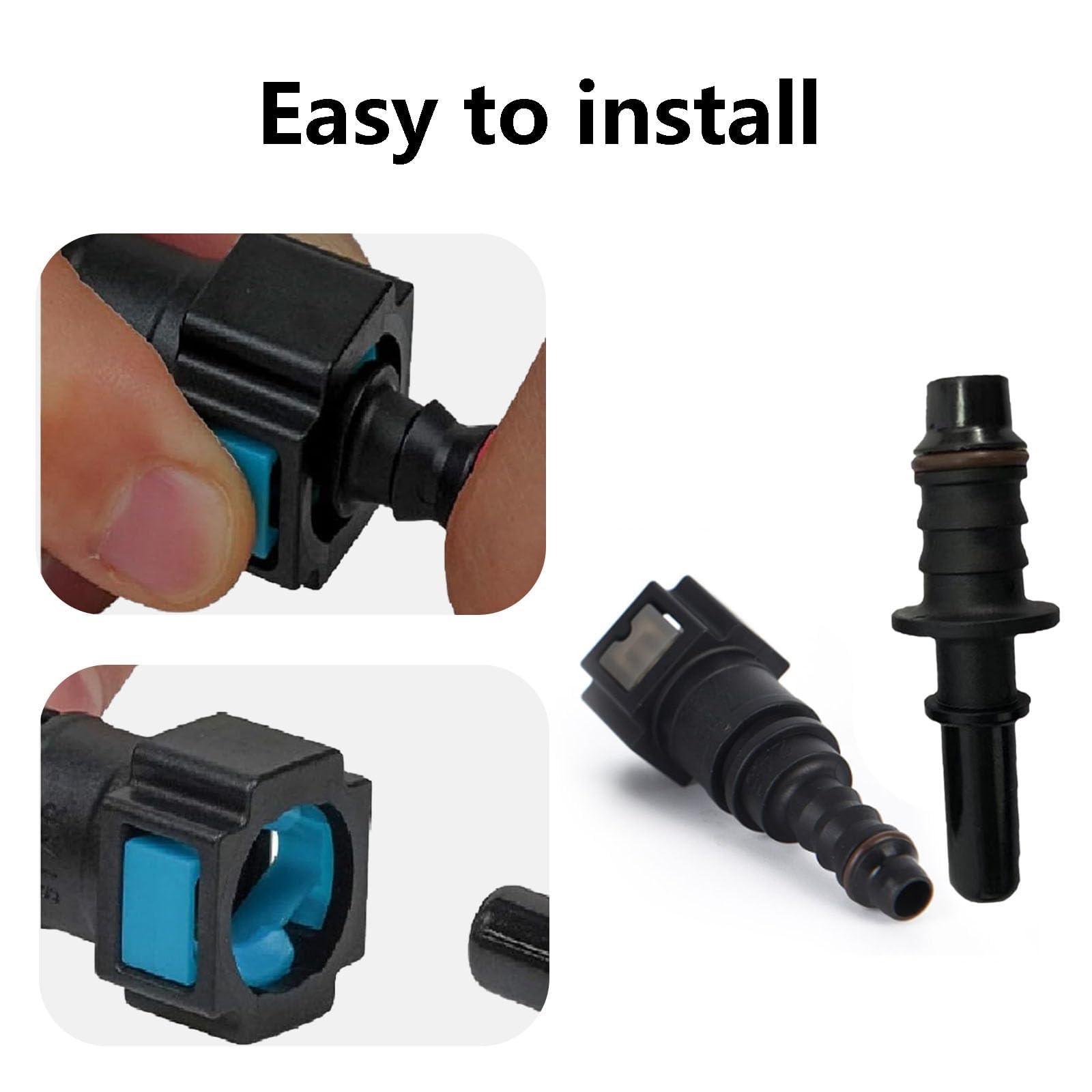 Raccord Droit Pour Durite De Gasoil - Diamètre 7.89mm, Neuf - Foto 2