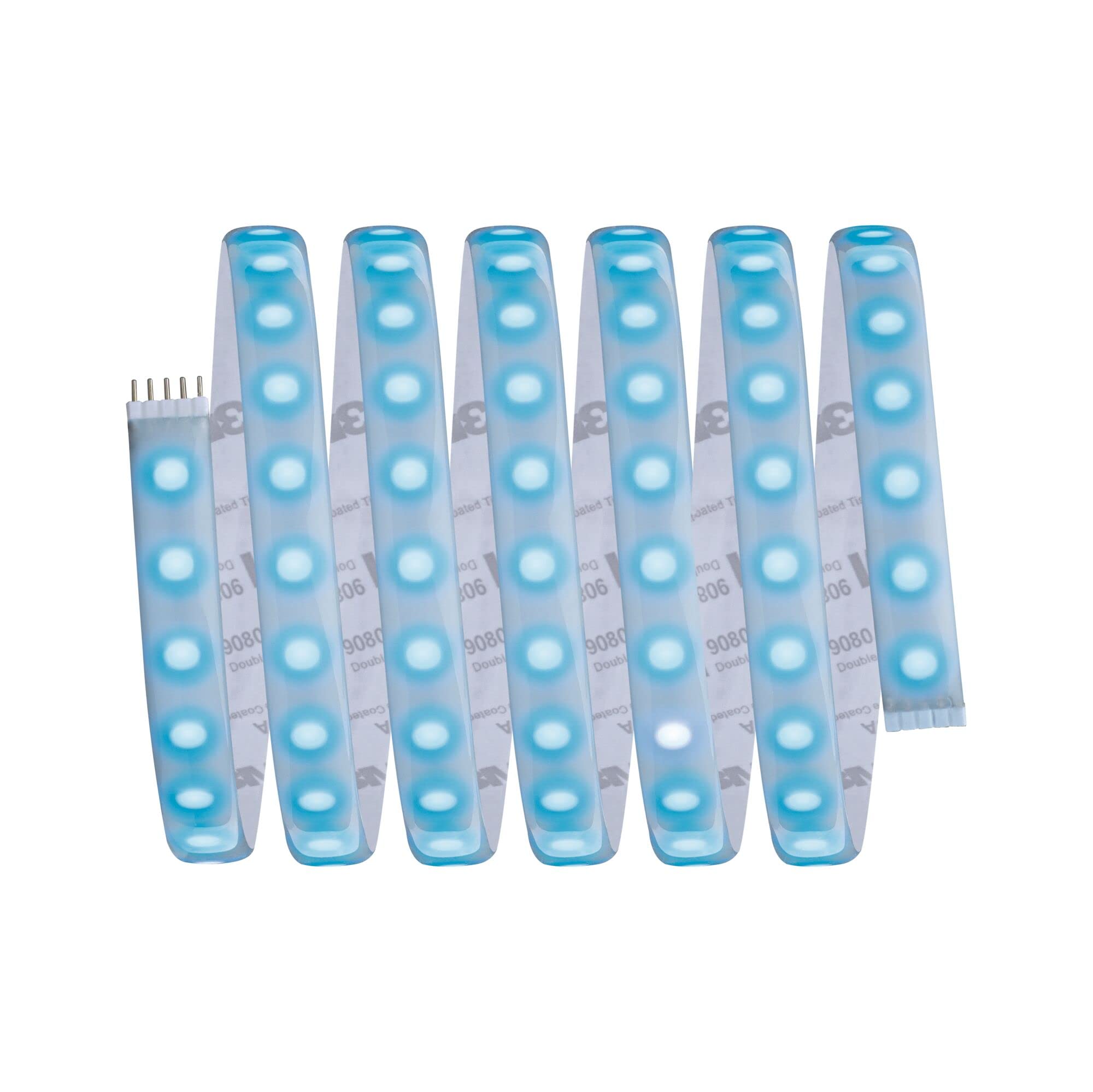 Paulmann 70530 MaxLED 1000 LED Strip RGBW Einzelstripe IP44 28W 1000lm/m dimmbar 2,5m Silber Kunststoff 72LEDs/m