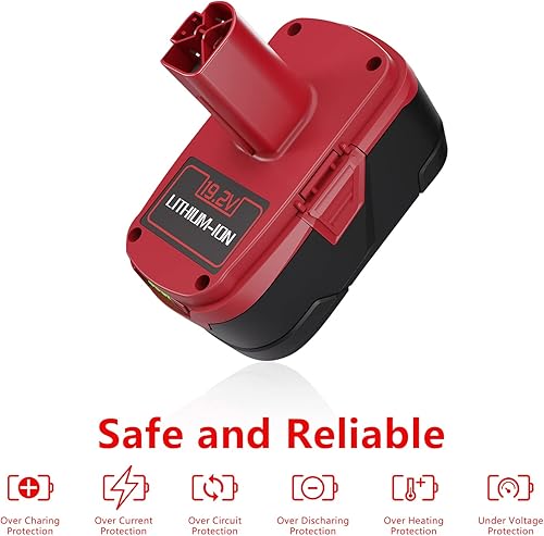 Miniatura 4 de Reemplazo actualizado de 7.0Ah para Craftsman batería de 19.2 voltios, iones de litio C3, compatible con DieHard de 19.2 V 130279005 11375 11376