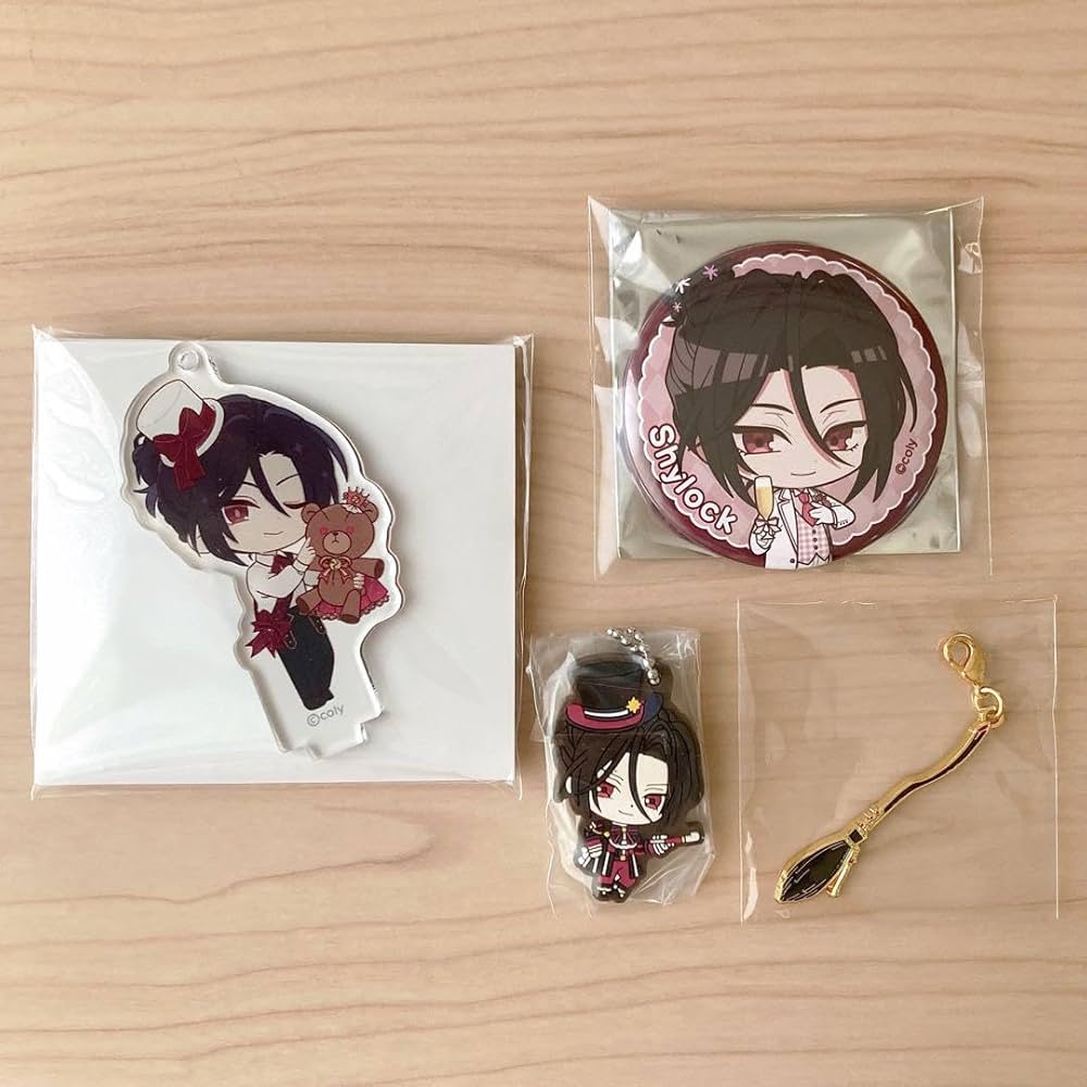 Amazon.co.jp: まほやく シャイロック アクキー 缶バッジ