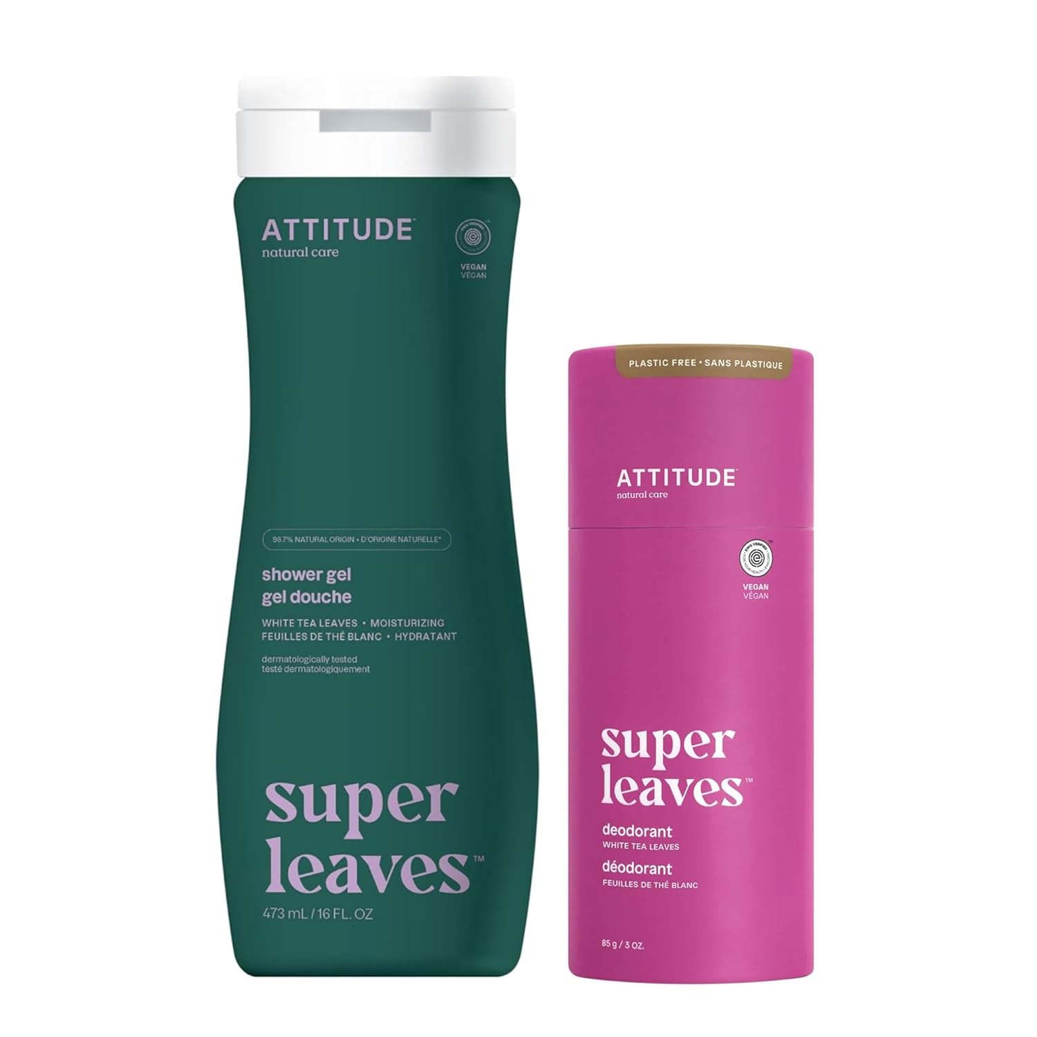 7-Pack Bundle: ATTITUDE Deodorant and Body Wash Low Tox