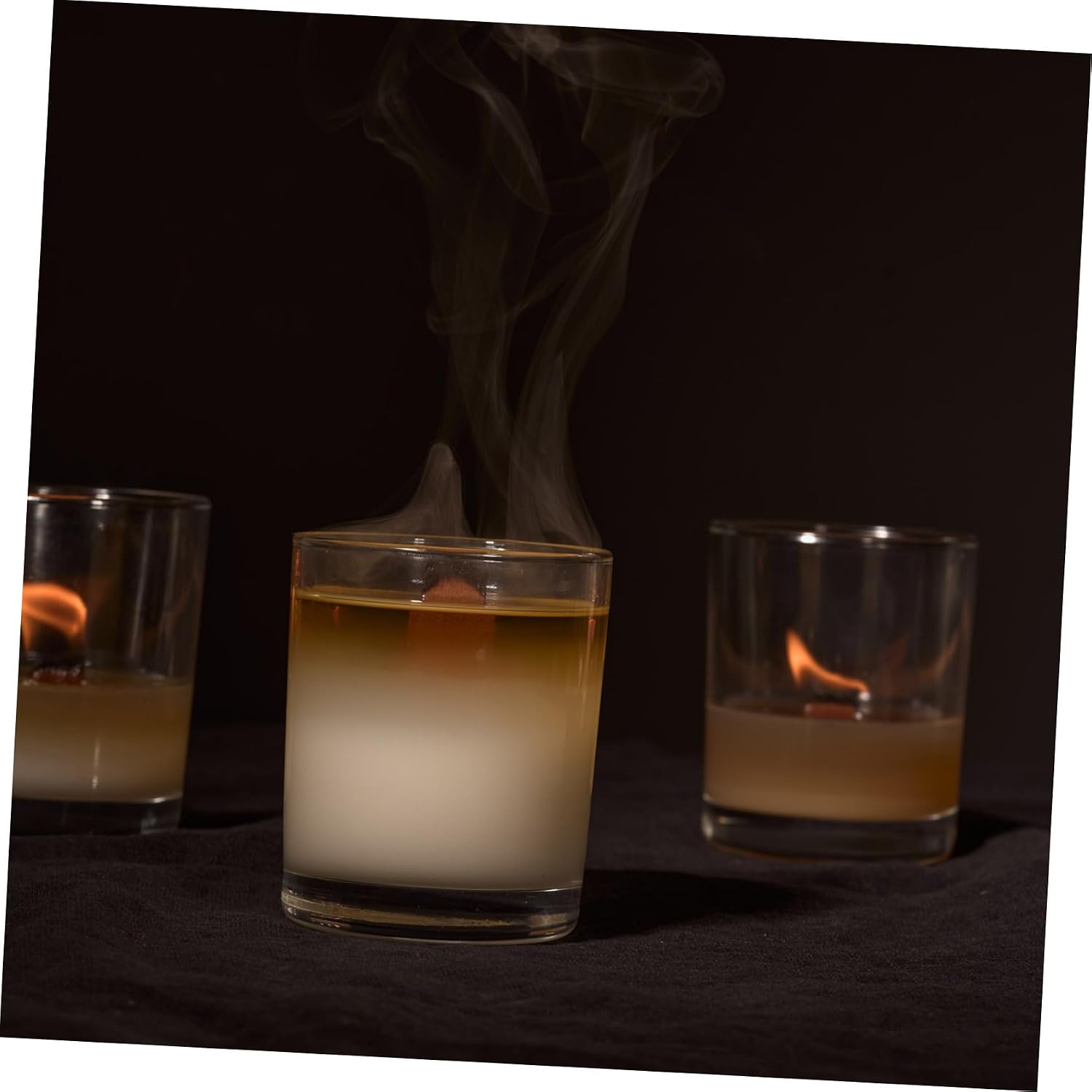 Windproof Glass Candle Holder Outdoor Candles Decorative Glass Craft Covers for Home Decor