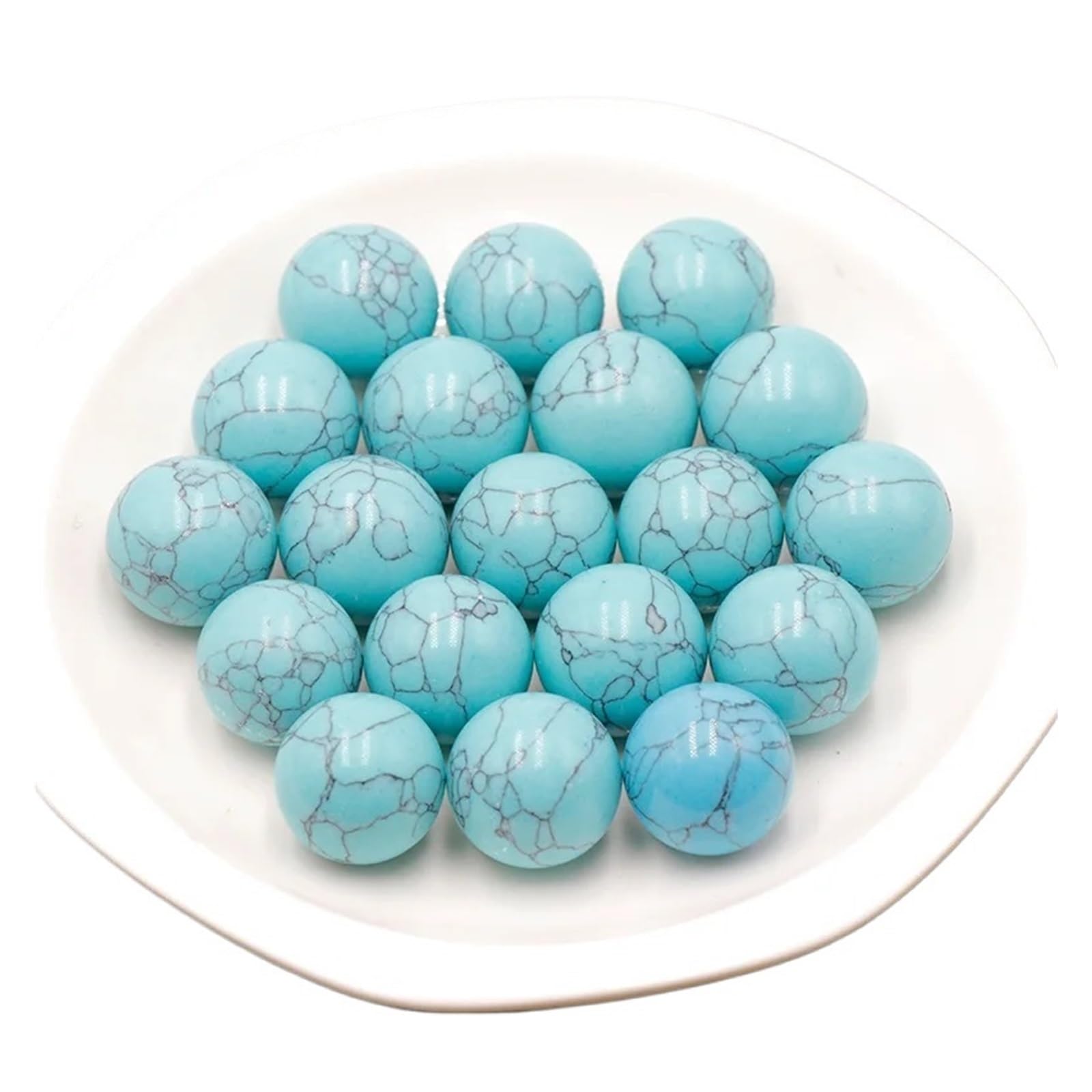 Substrato Naturale in Quarzo per acquari, Ghiaia for Acquario 16mm Pietra Agata Pietra preziosa Sfera di Cristallo Multicolor 5 pz(Color 11,10pcs)
