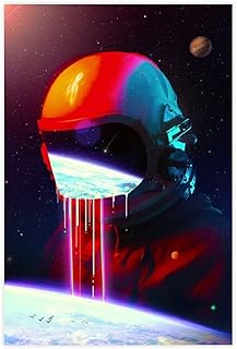 Arte adatta per quadri di famiglia, esploratori stellari, poster interstellari su tela da parete, decorazione per soggiorno, camera da letto, decorazione senza cornice: 40 x 60 cm