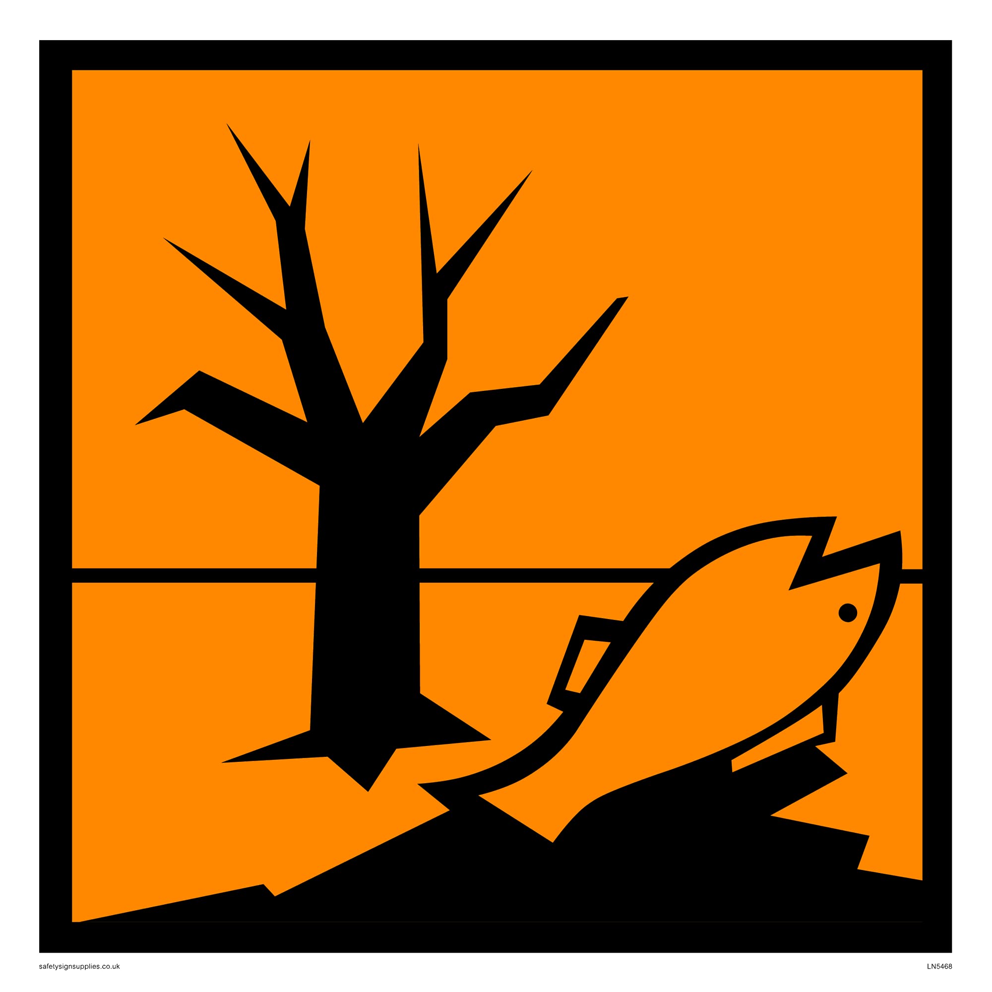 Hazardous To The Environment Sign - 200x200mm - S20