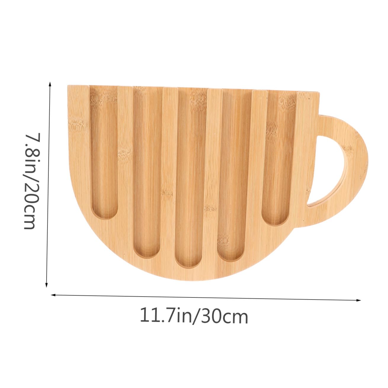 ABOOFAN Expositor para Cápsulas de Café de Madera Forma de Taza Organizador Compacto para Cápsulas Estante para Almacenar y Seleccionar Café en Cocina Soporte Funcional