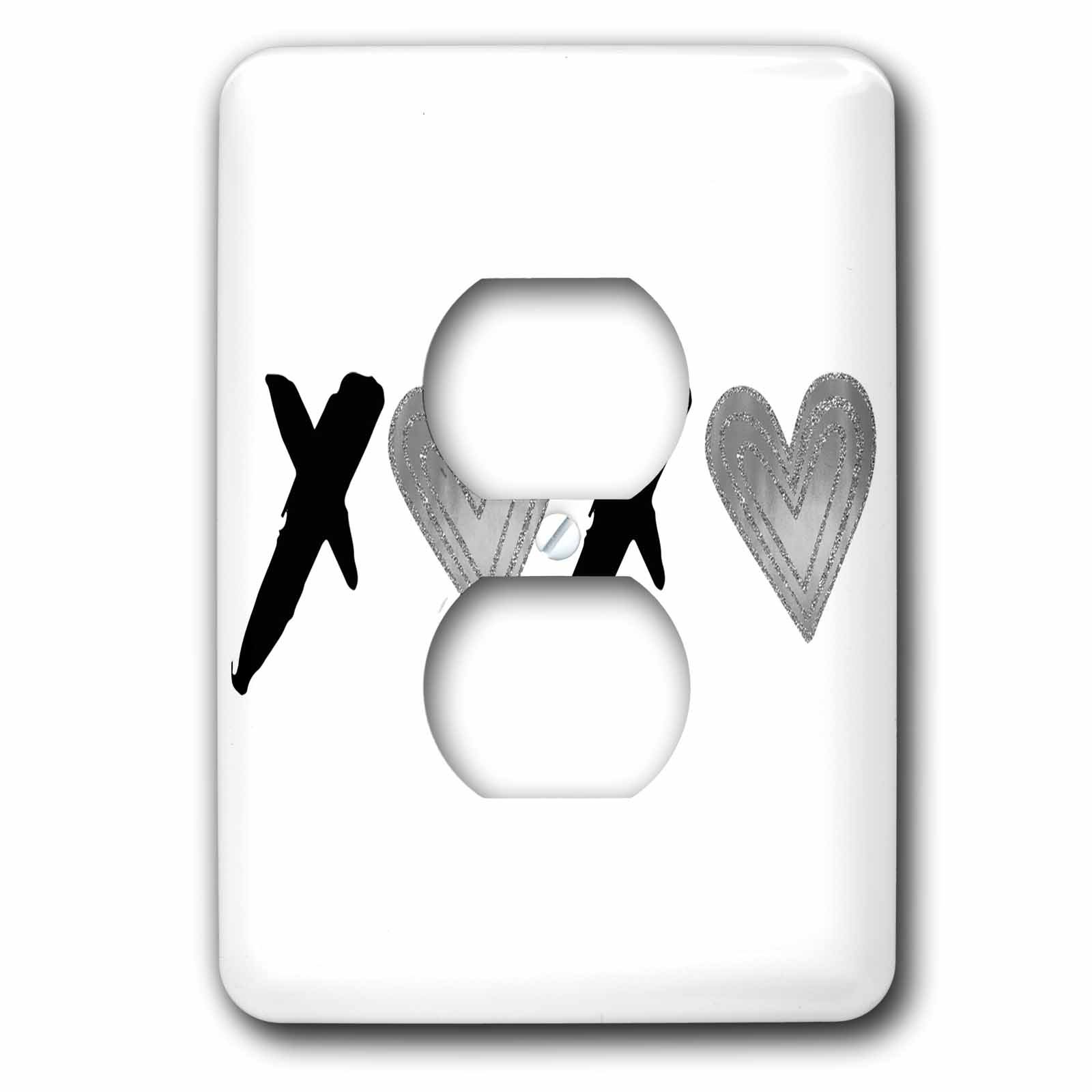 Cubierta de enchufe 3dRose con corazones un detalle original para regalar en cualquier ocasión 1
