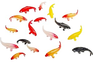 Eye-Catching Mini Koi Fish Figurine Adorns Your Outdoor Space