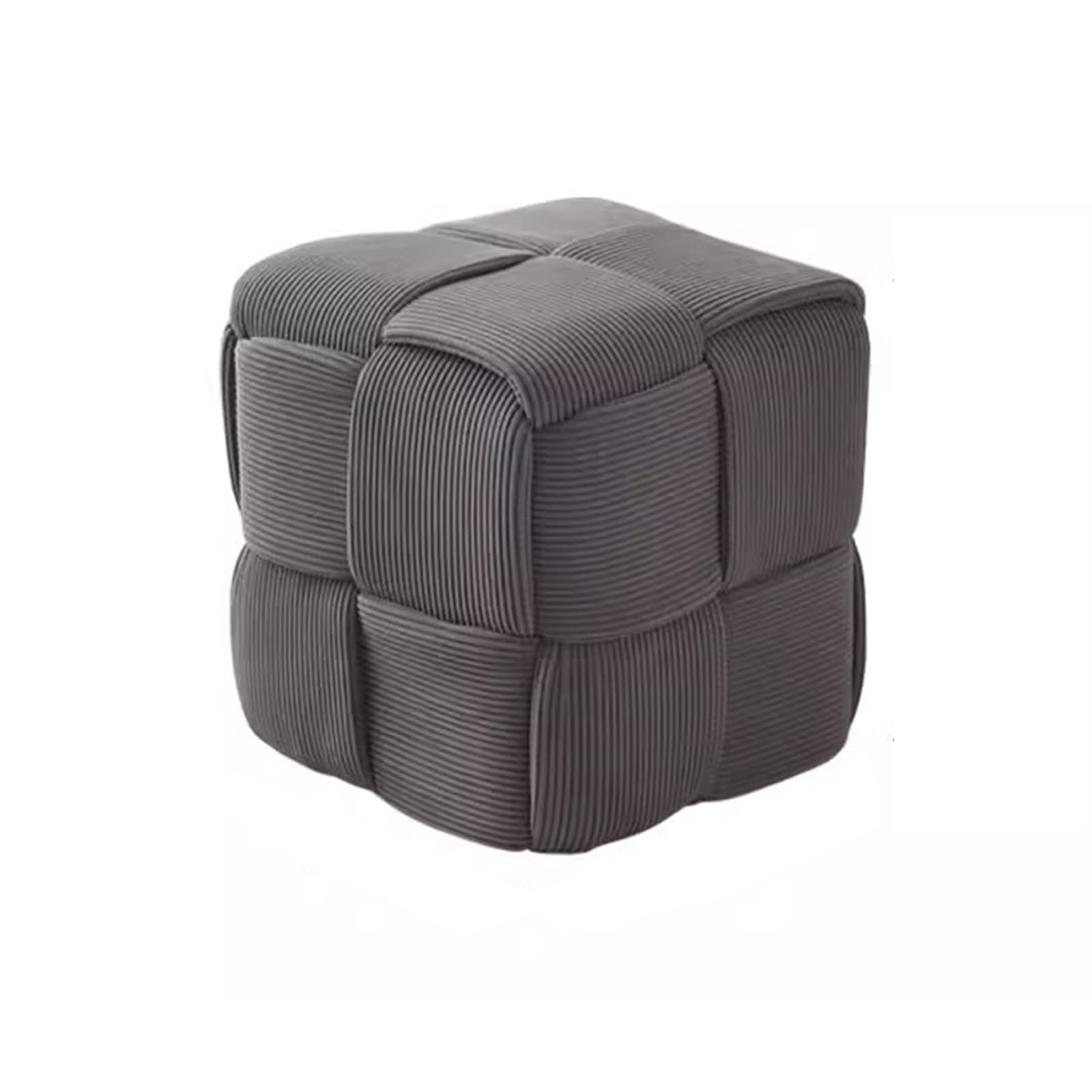 Repose-Pieds Velours Gris 36 cm | Fini la Fatigue dans le Salon