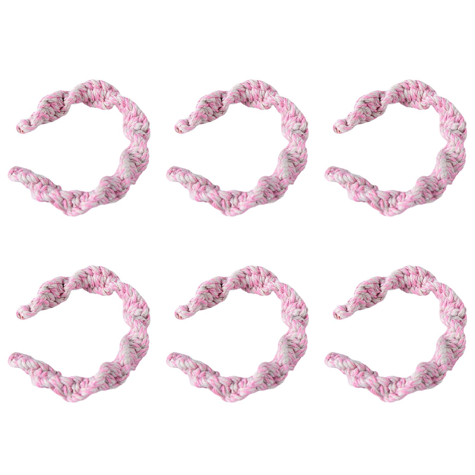 Jazuaiao Twist Rope Curtain Tiebacks Curtain Tieback Holder for Home and Drapery – 6Piece Set Fasteners Ties