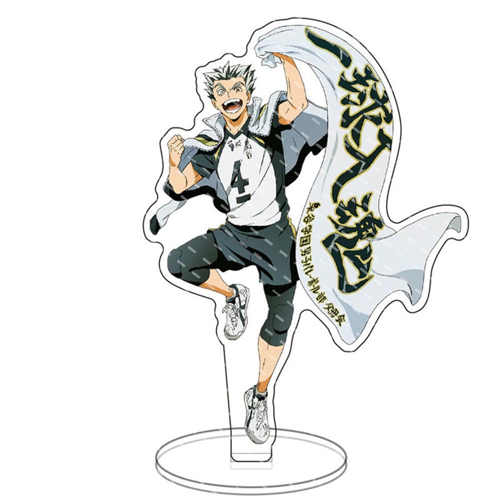 ハイキュー　スシロー　黒尾　赤葦　狐爪　影山　日向　木兎　アクリルスタンド ハイキュー!!」日向、黒尾、及川、木兎たちの描き下ろしイラストを使用