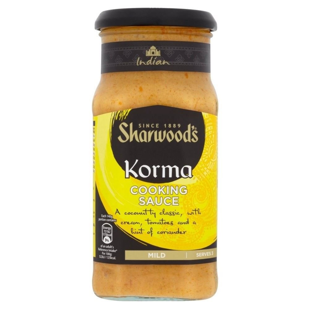Sharwood's Sos do gotowania - korma (420 g) - opakowanie 6 szt.