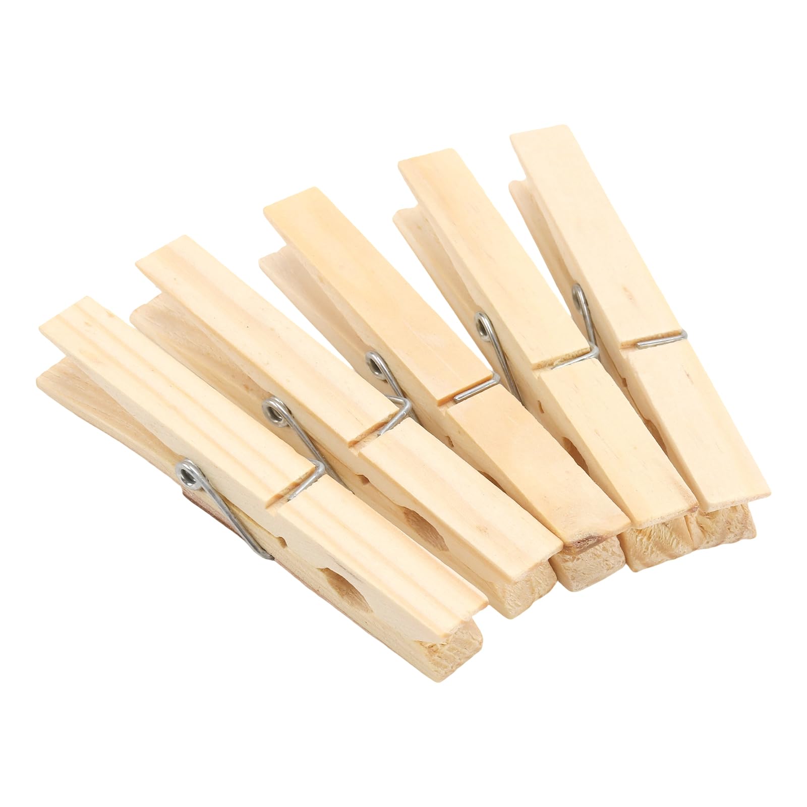 PINGEUI Wäscheklammern aus Holz, zum Aufhängen von Kleidung, Wäsche, Bildern, Handwerk, 8,9 cm, 200 Stück