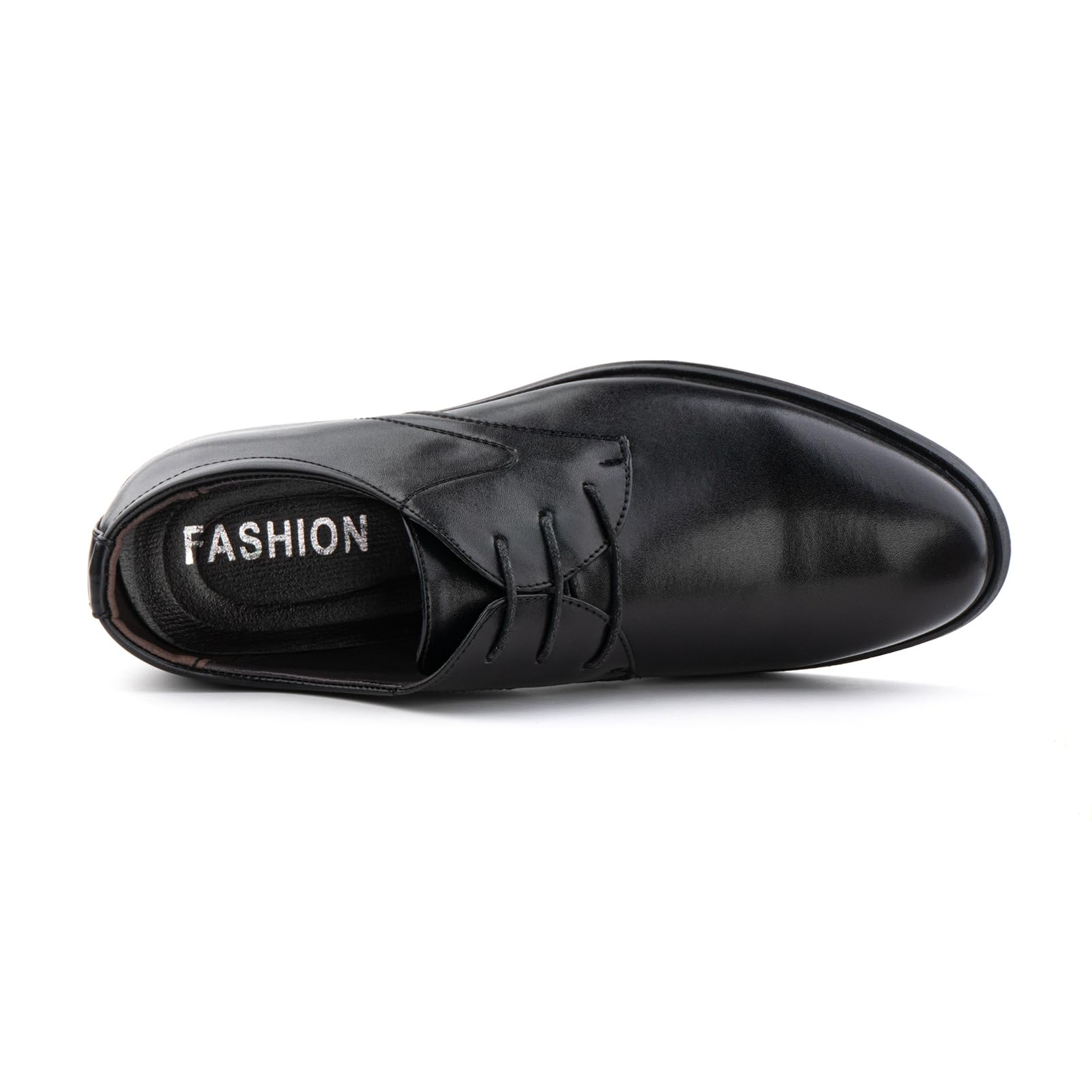 Hitmars Zapatos de Vestir Hombre Derby Oxford Zapatos de Cordones Zapatos de Traje Clásico Formales Casuales Negro Marrón Azul EU 37-48