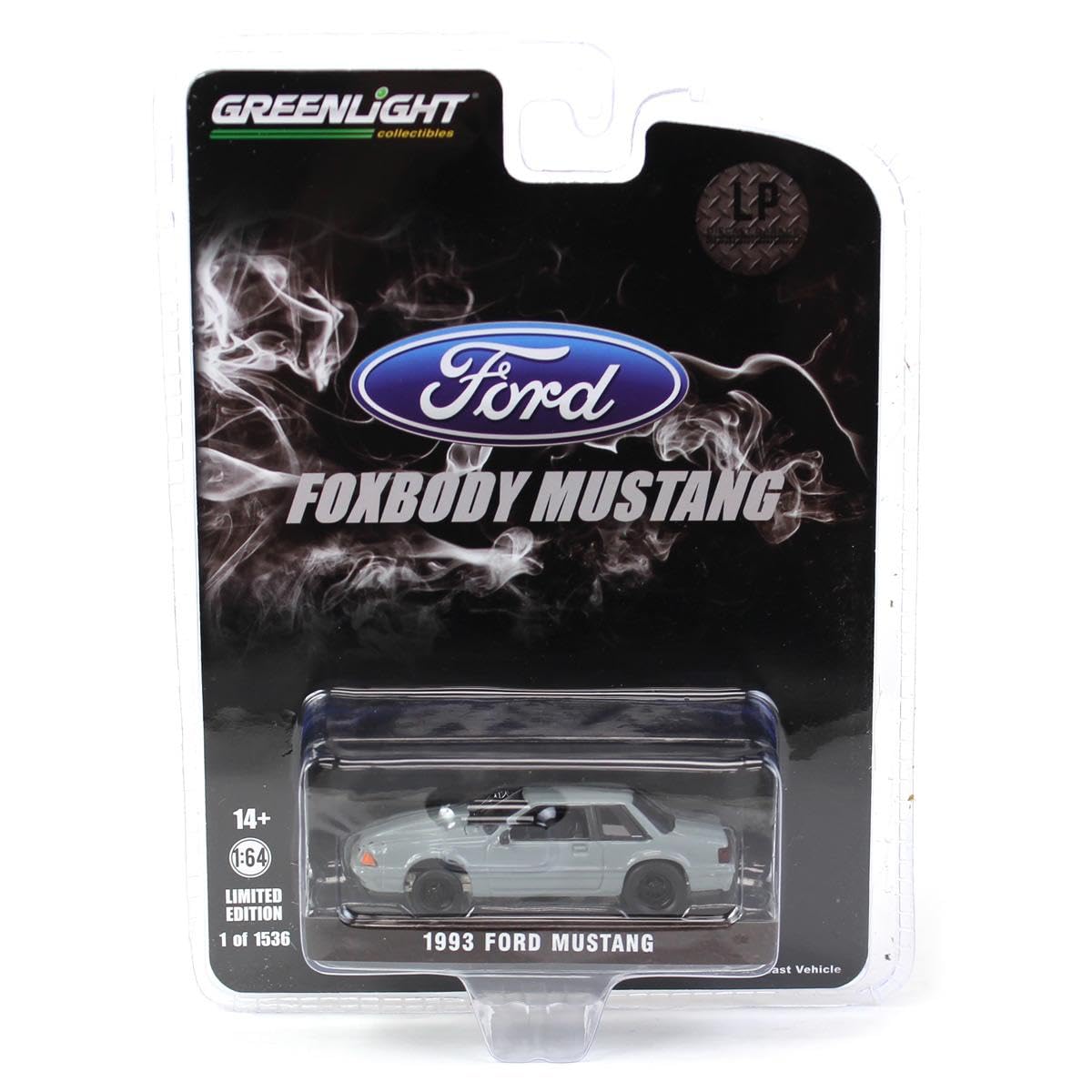 Amazon.com: Truck 1/64 1993 Ford Mustang Gray Drag Car, LP Diecast