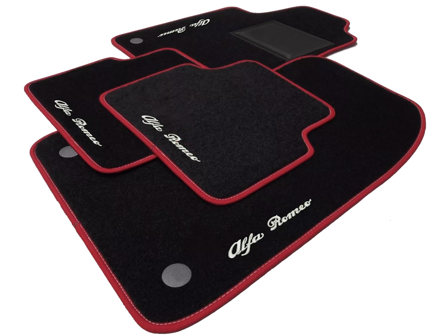 LUCEV Tappetini In Gomma Per Alfa Romeo 159, Neri, Con Fermi - Auto Parts Europe - Foto 9