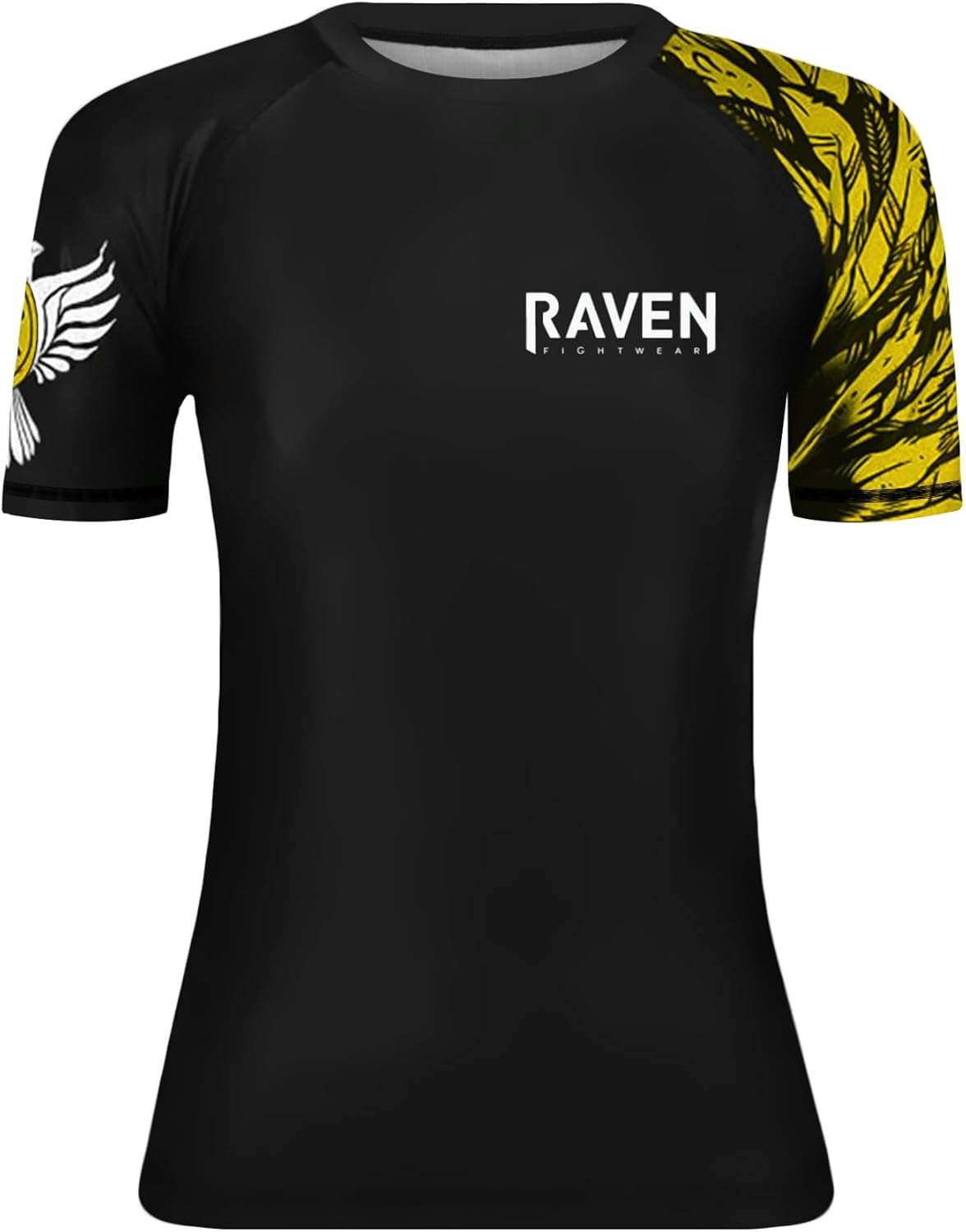 Raven Fightwear Women's Aerial Assault Short Sleeve BJJ Rash Guard MMA