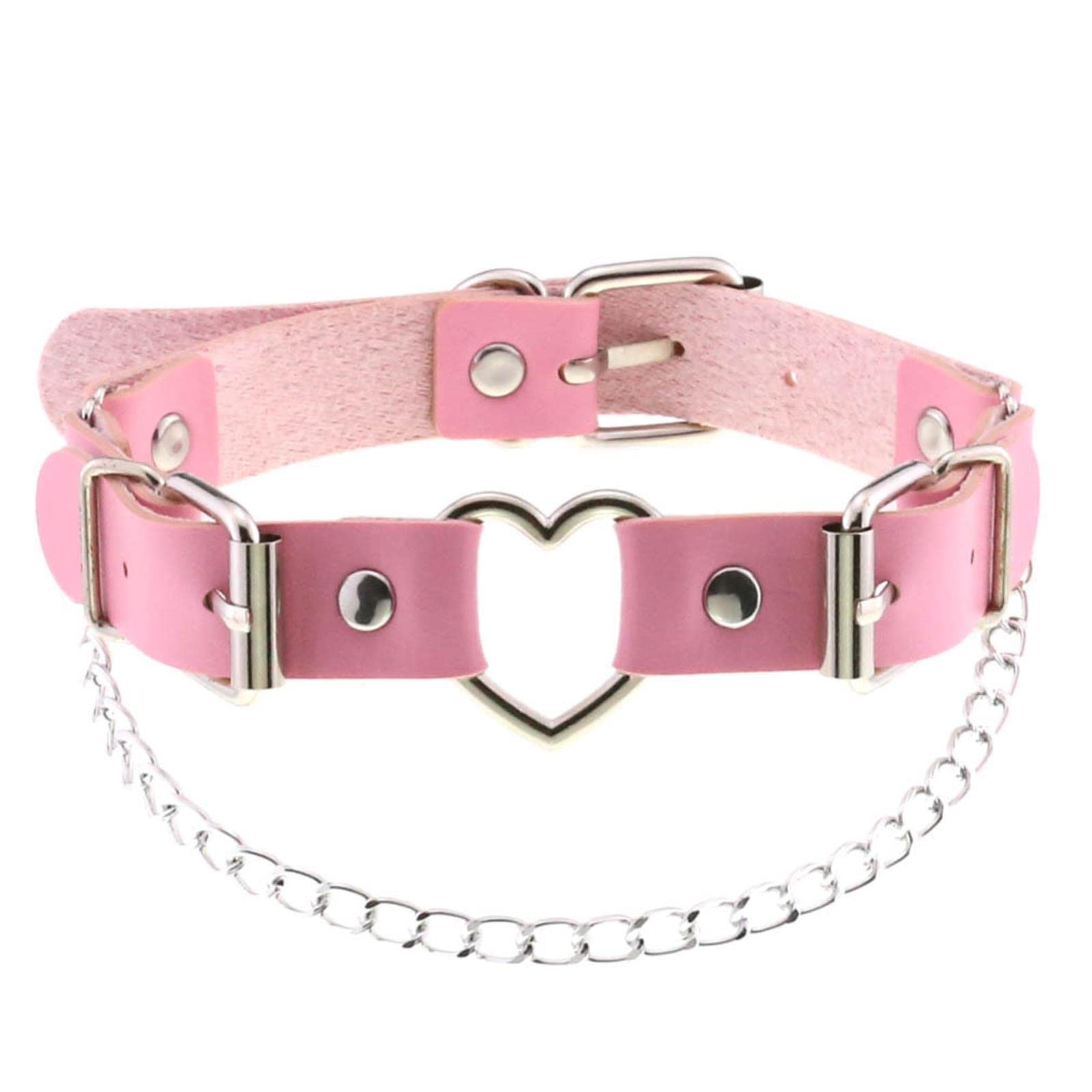 WSZJLN Collier Ras Du Cou Gothique Pour Femme Et Fille - Style Punk Sexy Pour Cosplay Et Fête - Modèle BZ002-04