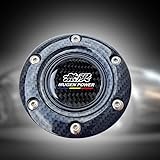 Auto Car Accessory For JDM For MUGEN CARBON FIBER STEERING WHEEL CENTER CAP HORN BUTTON CARBON ALUMINUM Style_8888