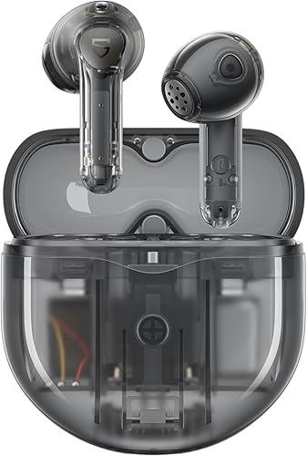 SoundPEATS Auriculares inalámbricos Air4, AptX Adaptive less Noise Cancelling Earbuds Snapdragon Sound, QCC3071 Bluetooth 5.3 auriculares con Boost