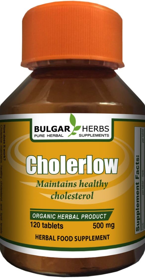 Healthy Cholesterol (Organic Product) 100 Tablets, 500 Mg.